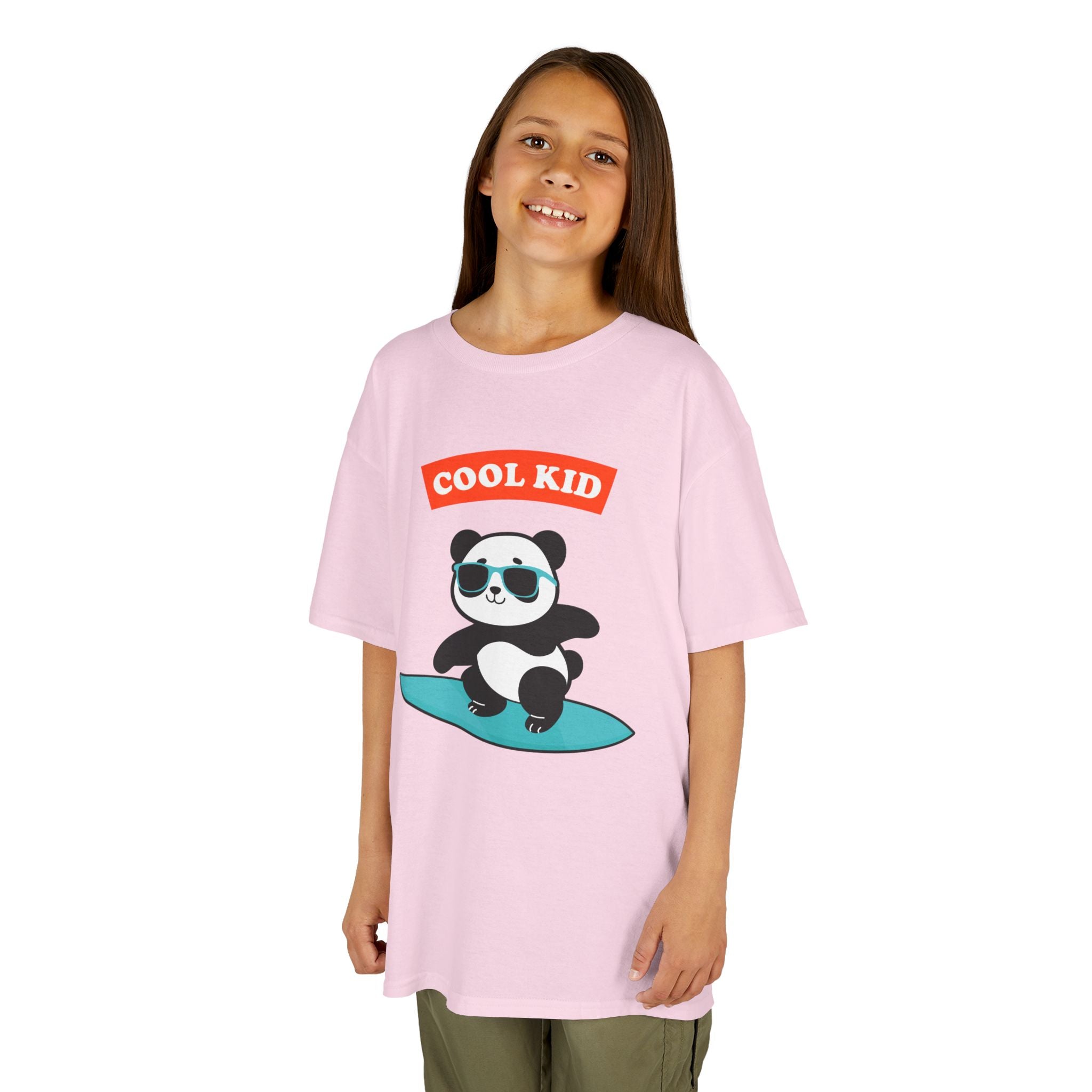 Cool Surfer Panda Kid Tee