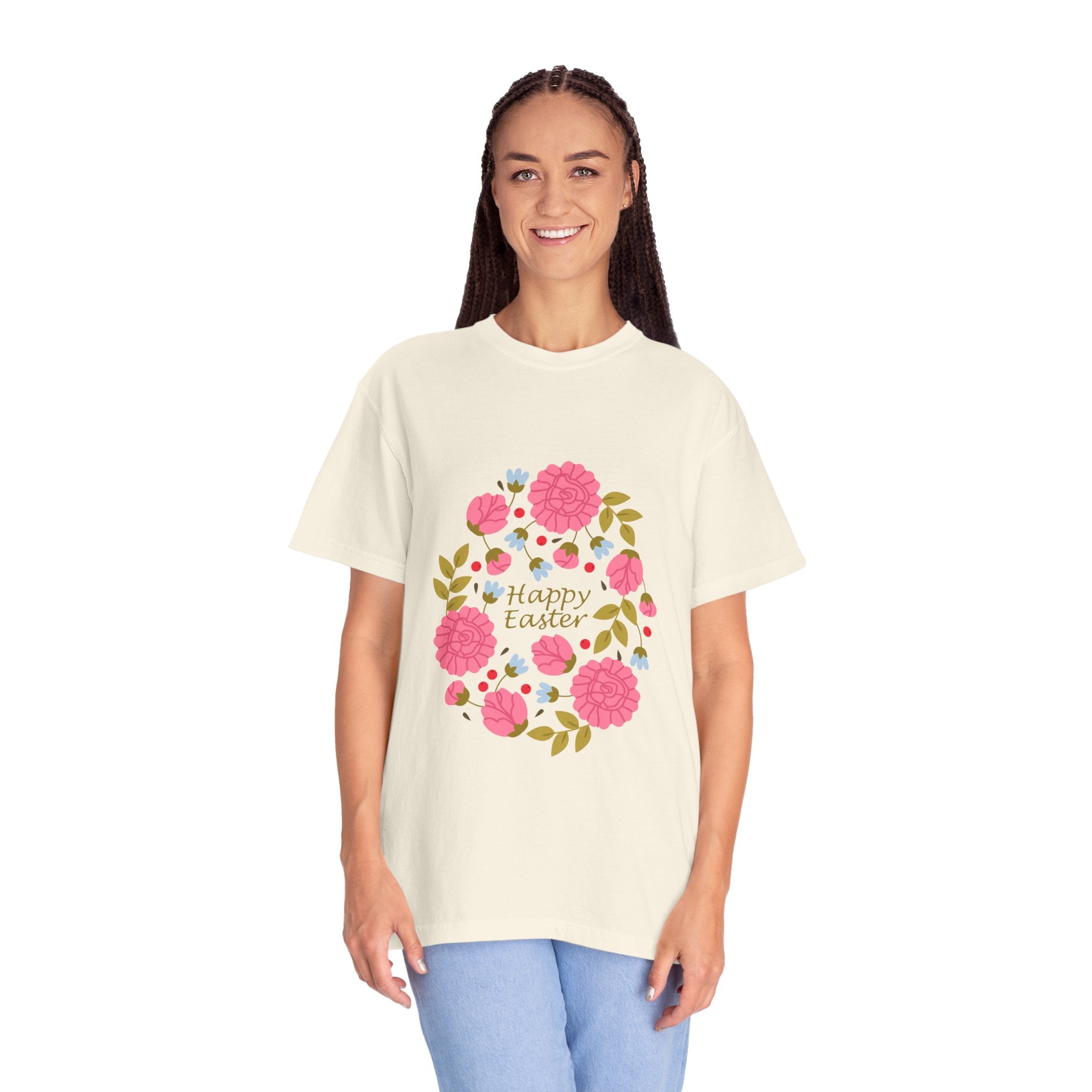 Happy Floral Easter Tee