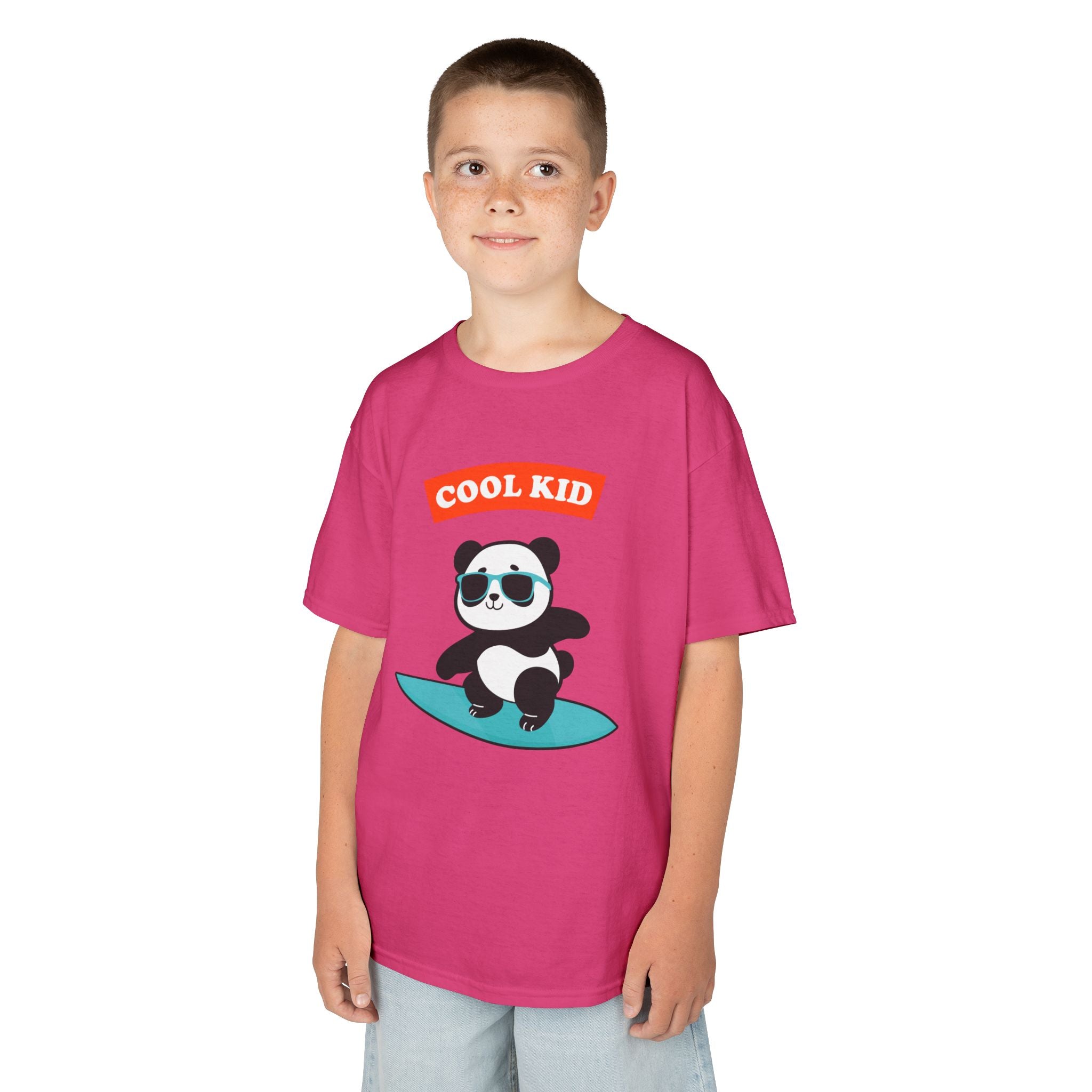 Cool Surfer Panda Kid Tee