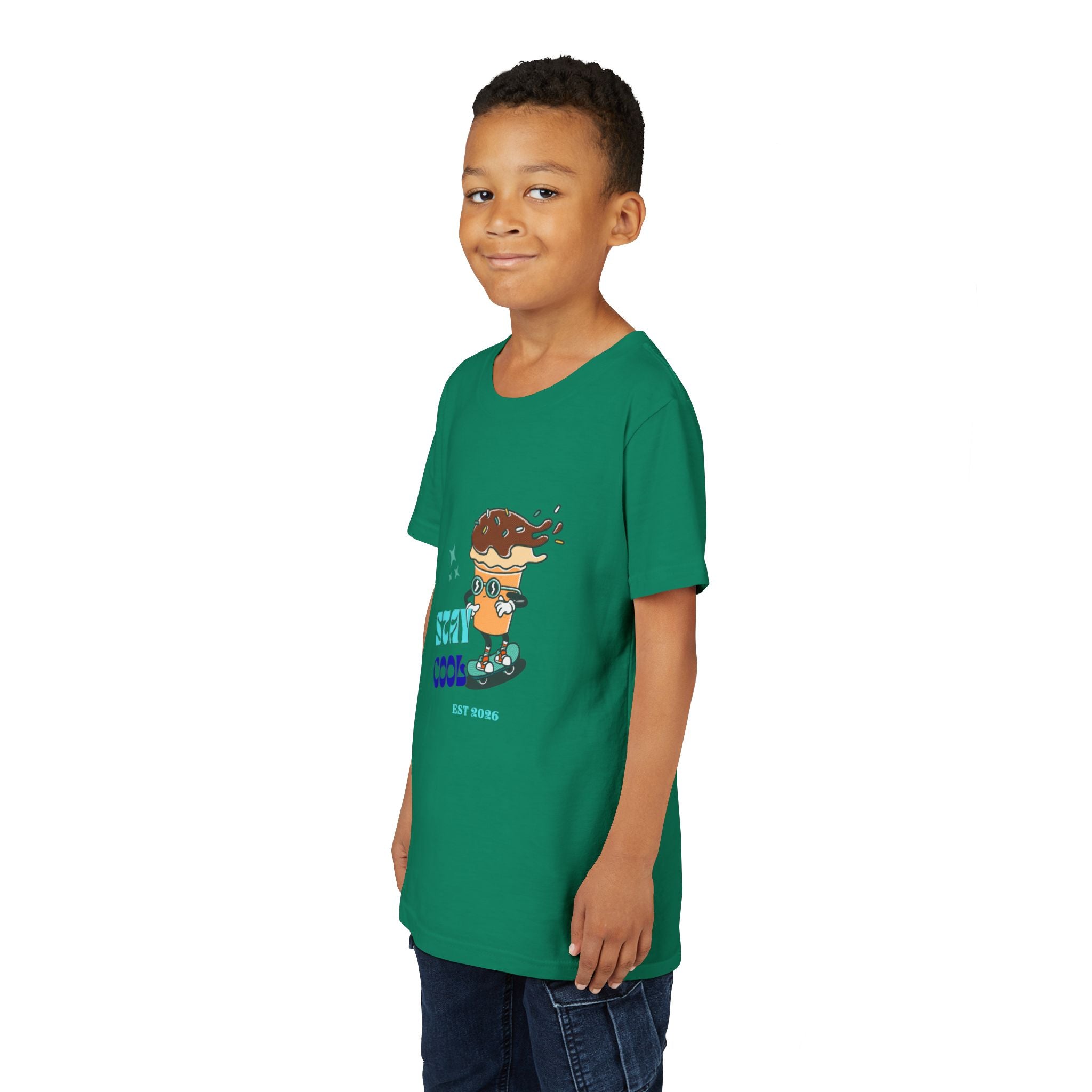 Rad Skateboarding Ice Cream Kids Tee