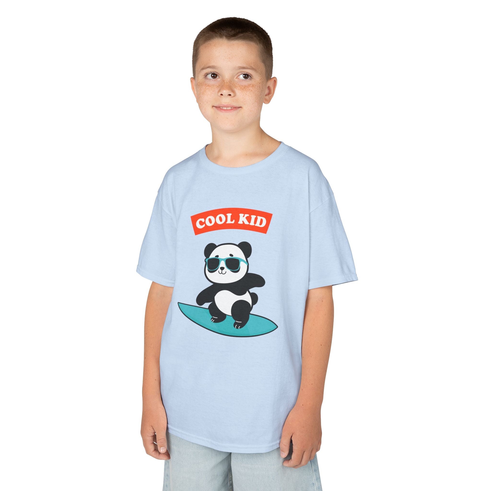 Cool Surfer Panda Kid Tee
