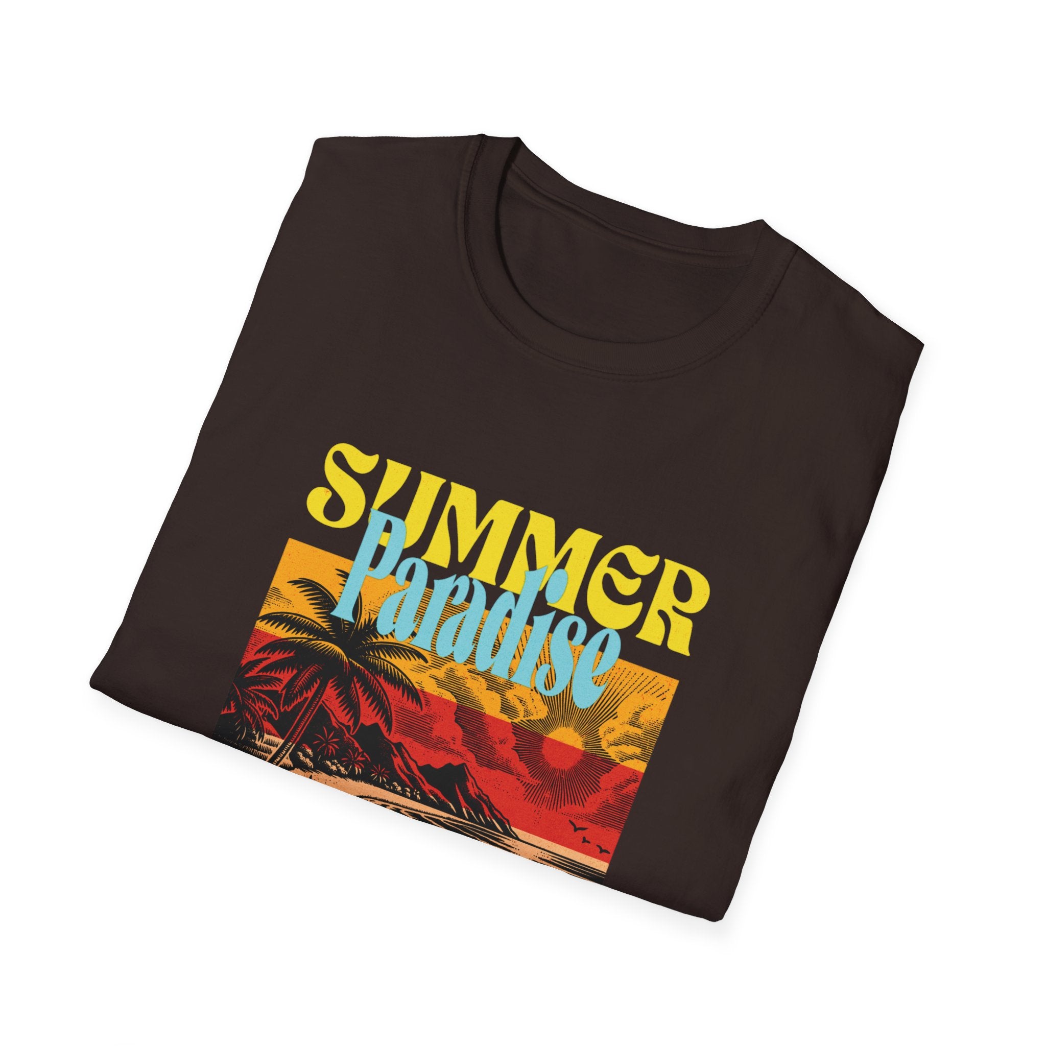 Retro Summer Beach Paradise Tee