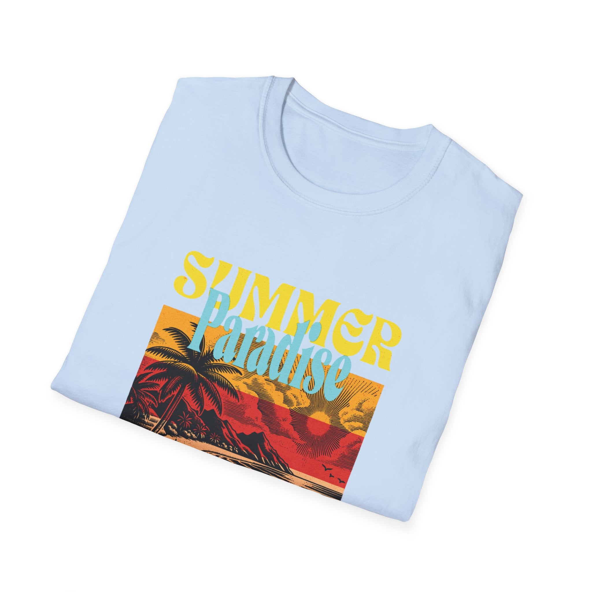 Retro Summer Beach Paradise Tee