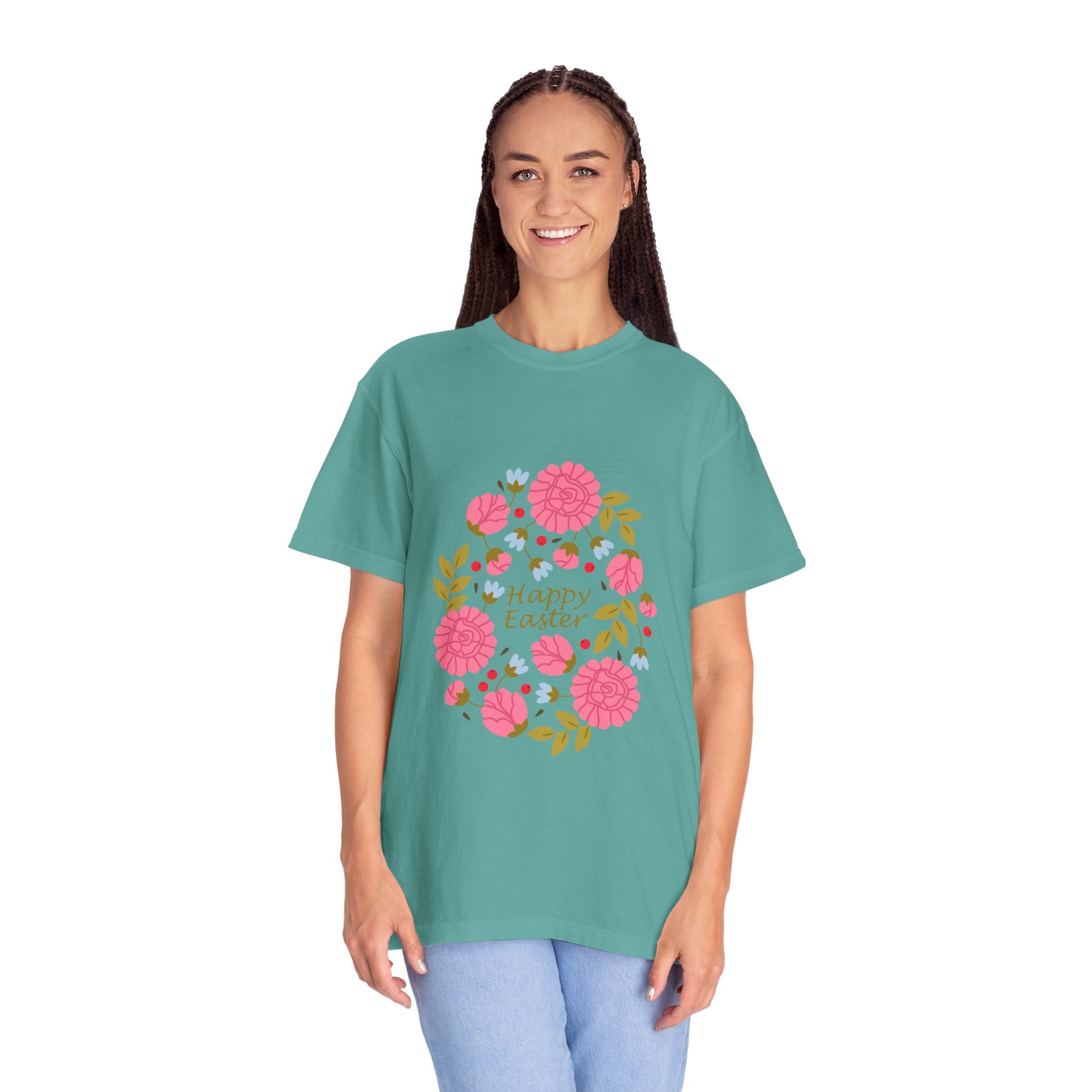 Happy Floral Easter Tee