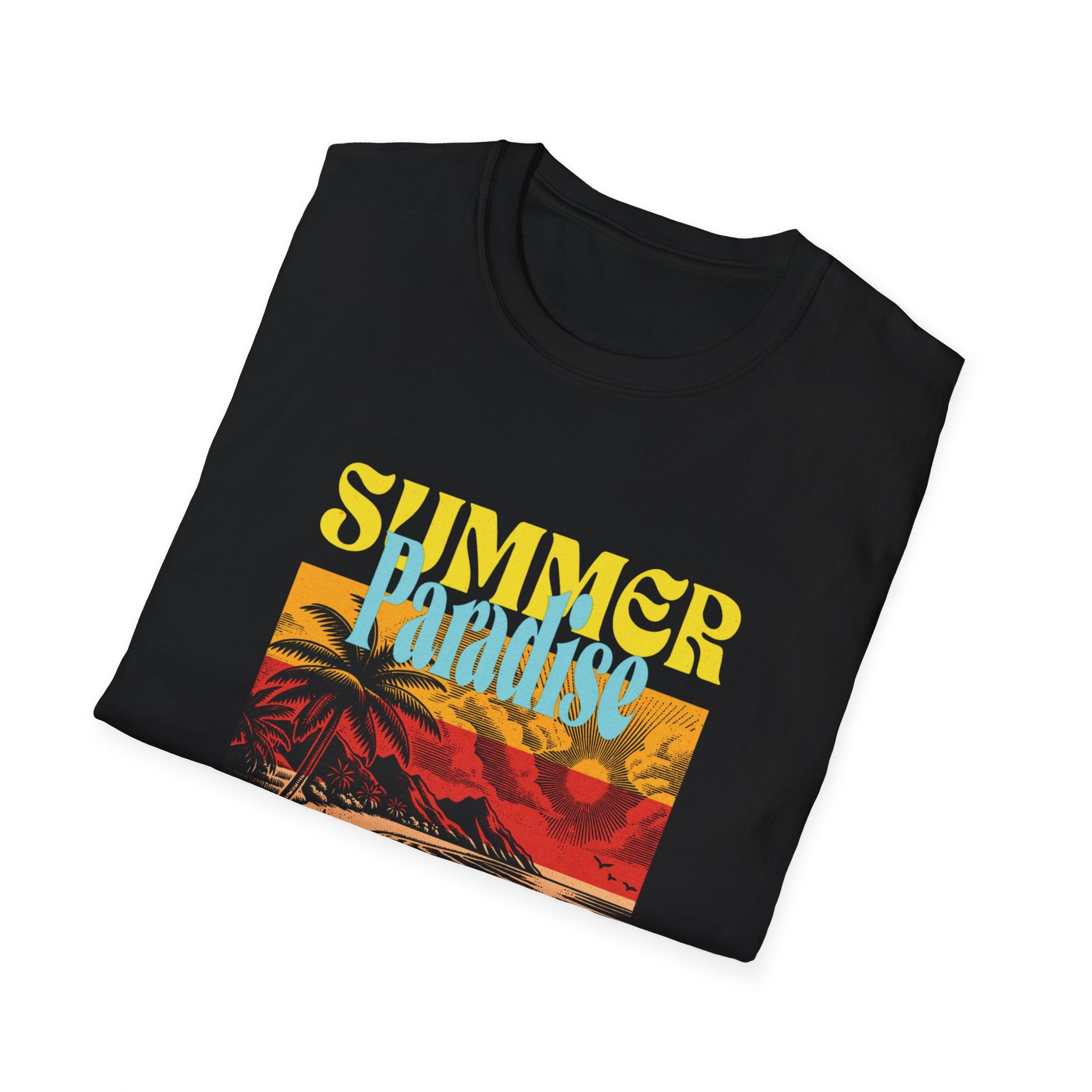 Retro Summer Beach Paradise Tee