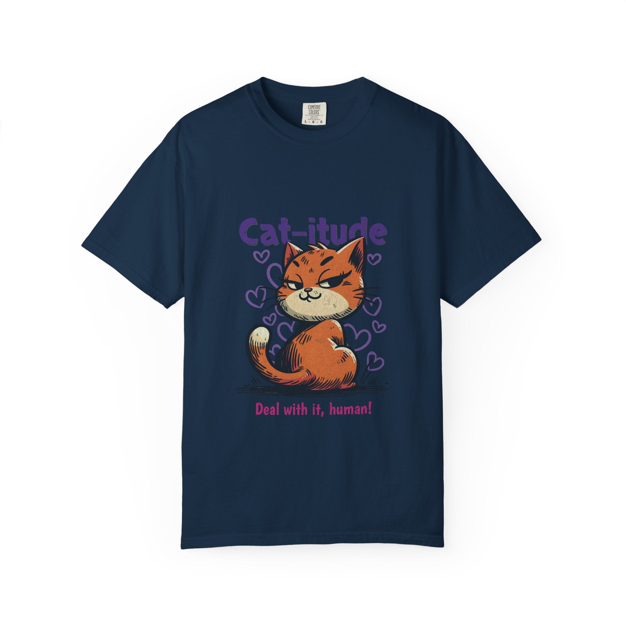 Sassy Cat-itude Crewneck Tee