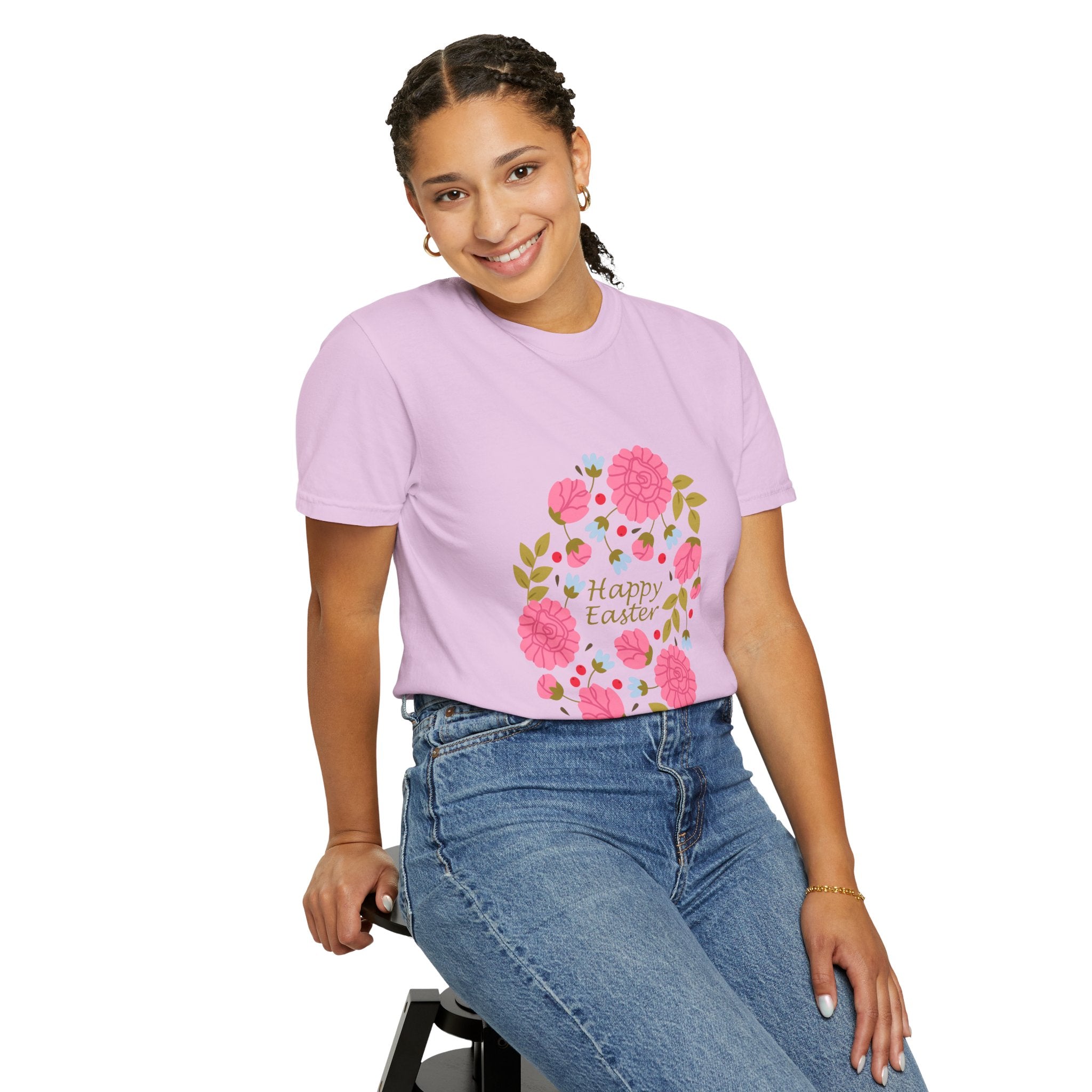 Happy Floral Easter Tee