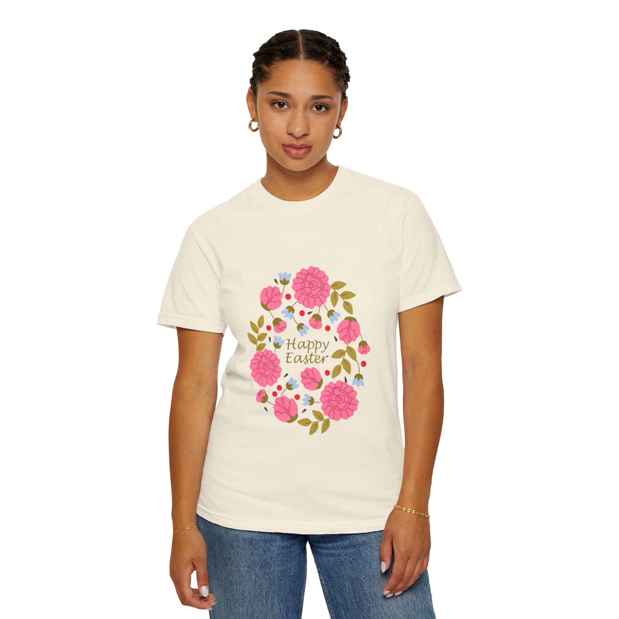 Happy Floral Easter Tee
