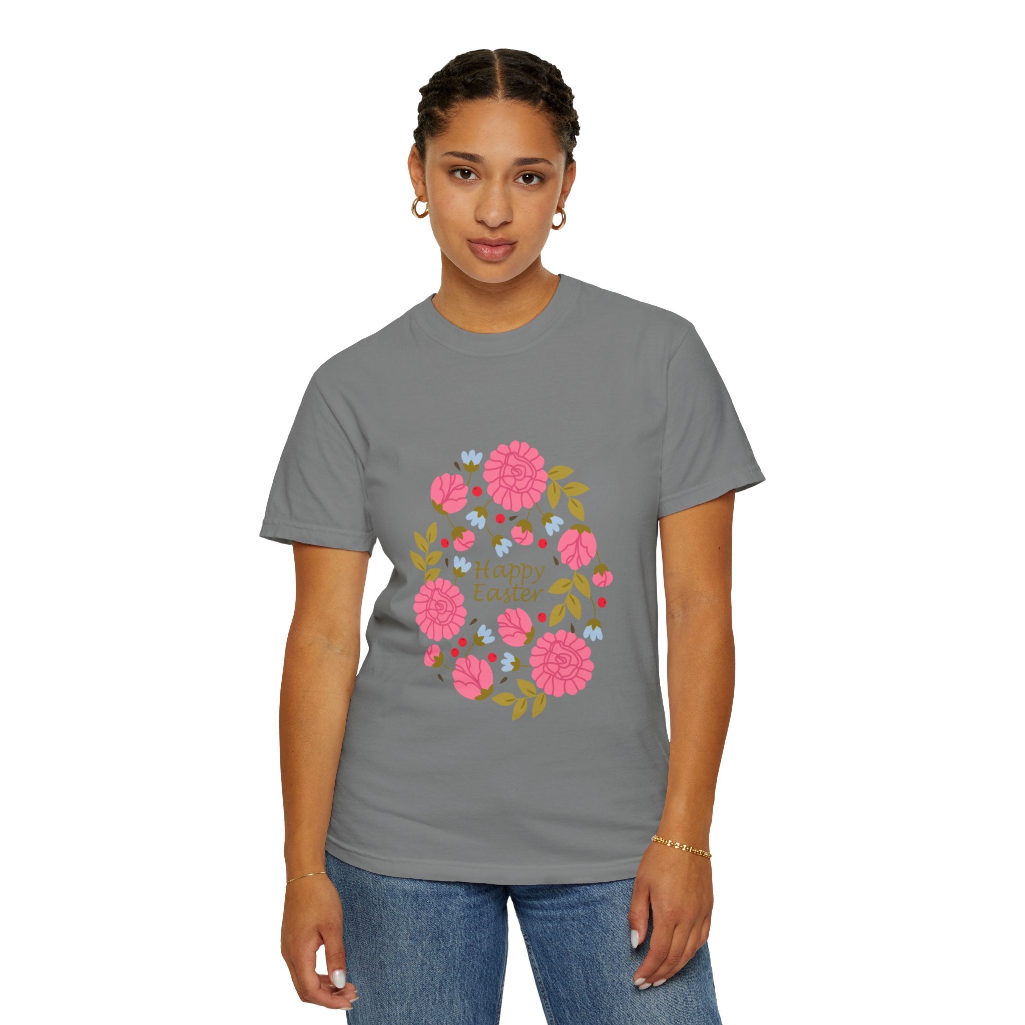 Happy Floral Easter Tee