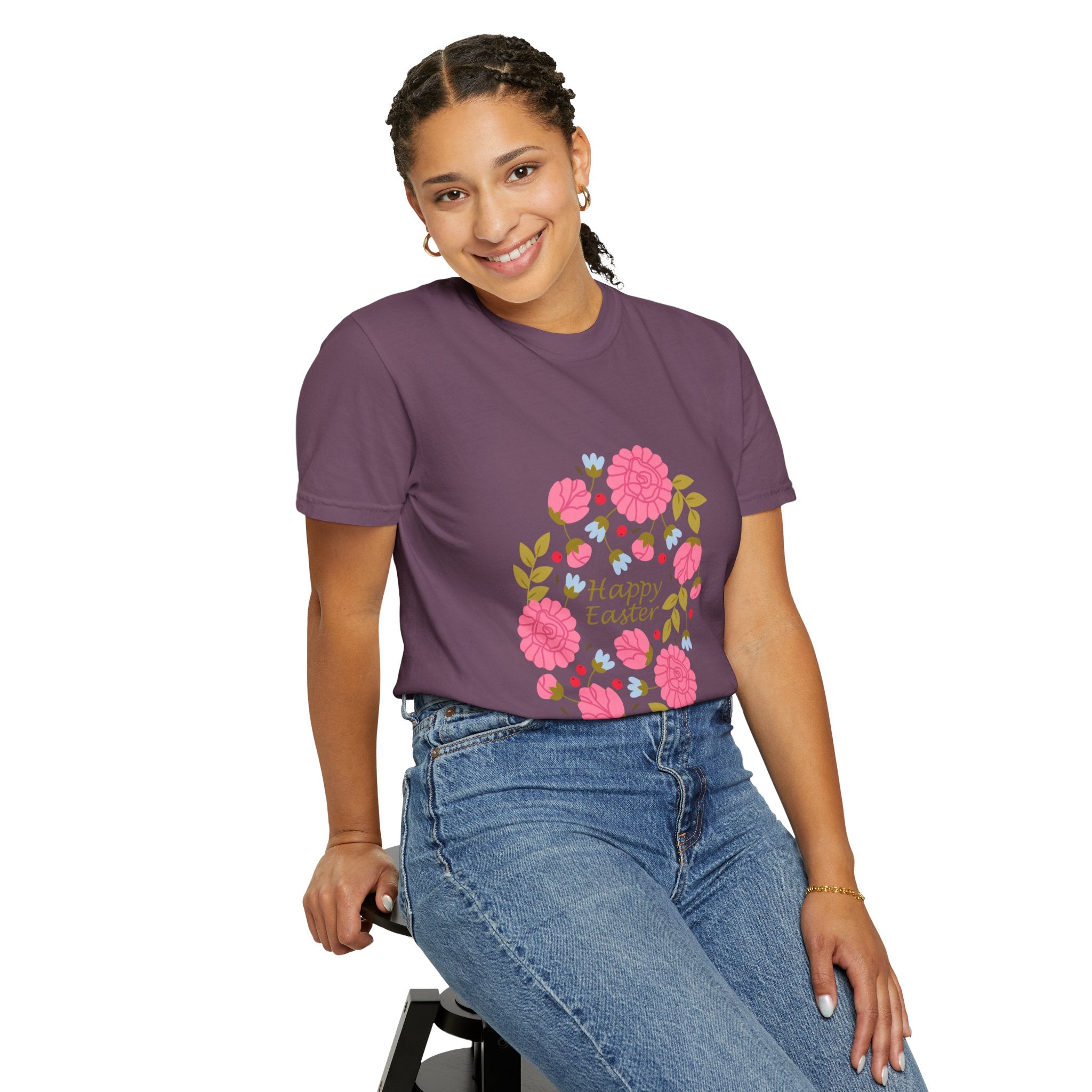 Happy Floral Easter Tee