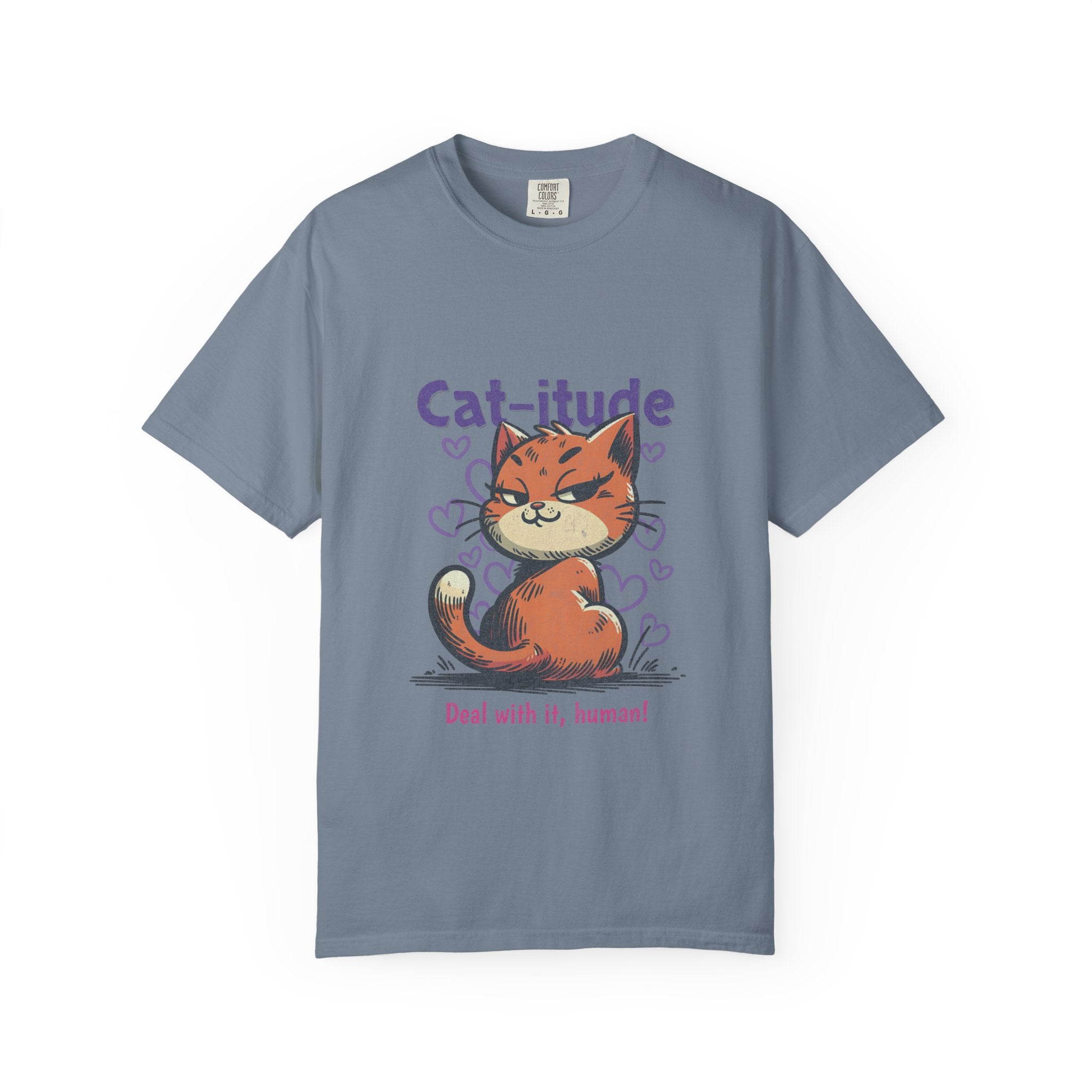 Sassy Cat-itude Crewneck Tee