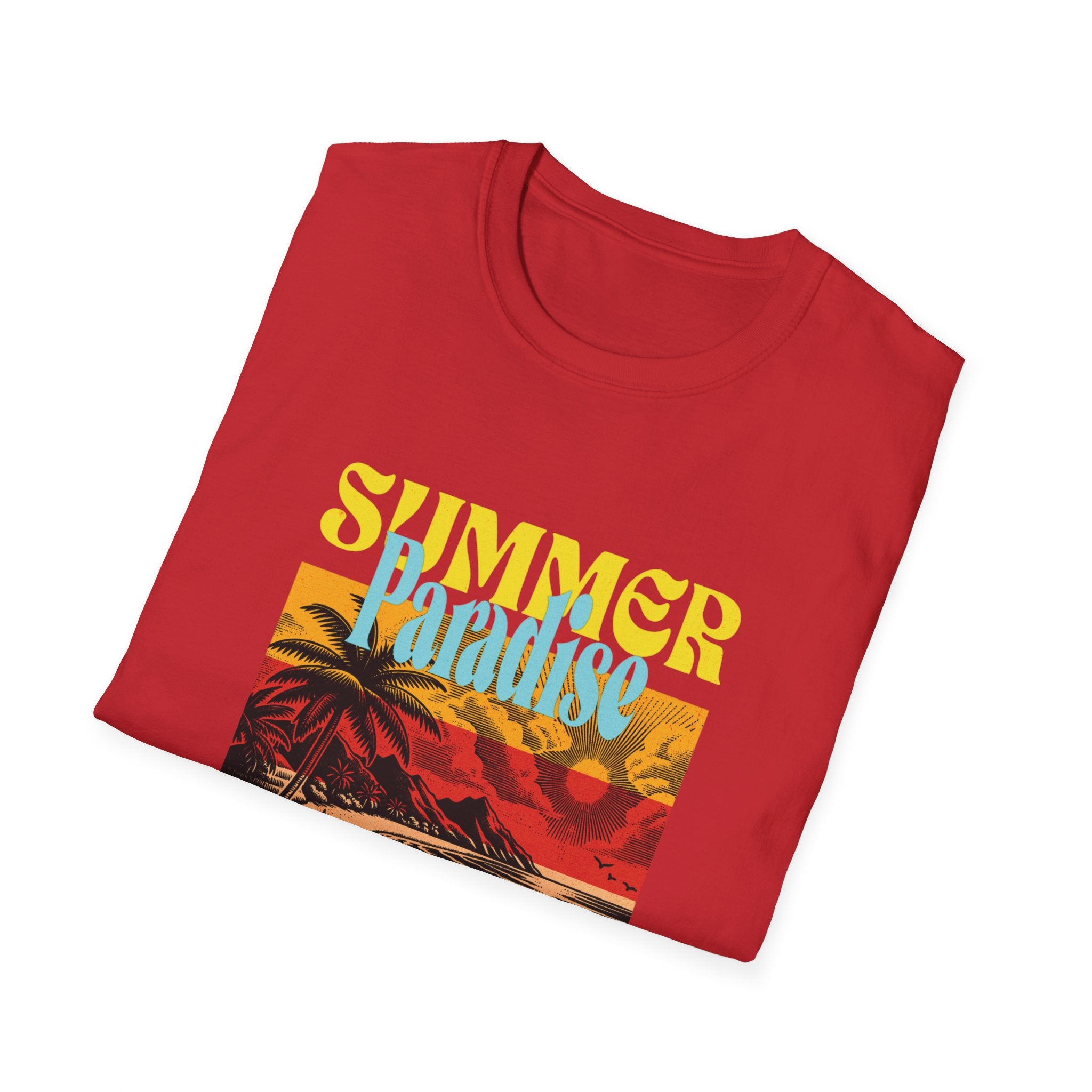Retro Summer Beach Paradise Tee