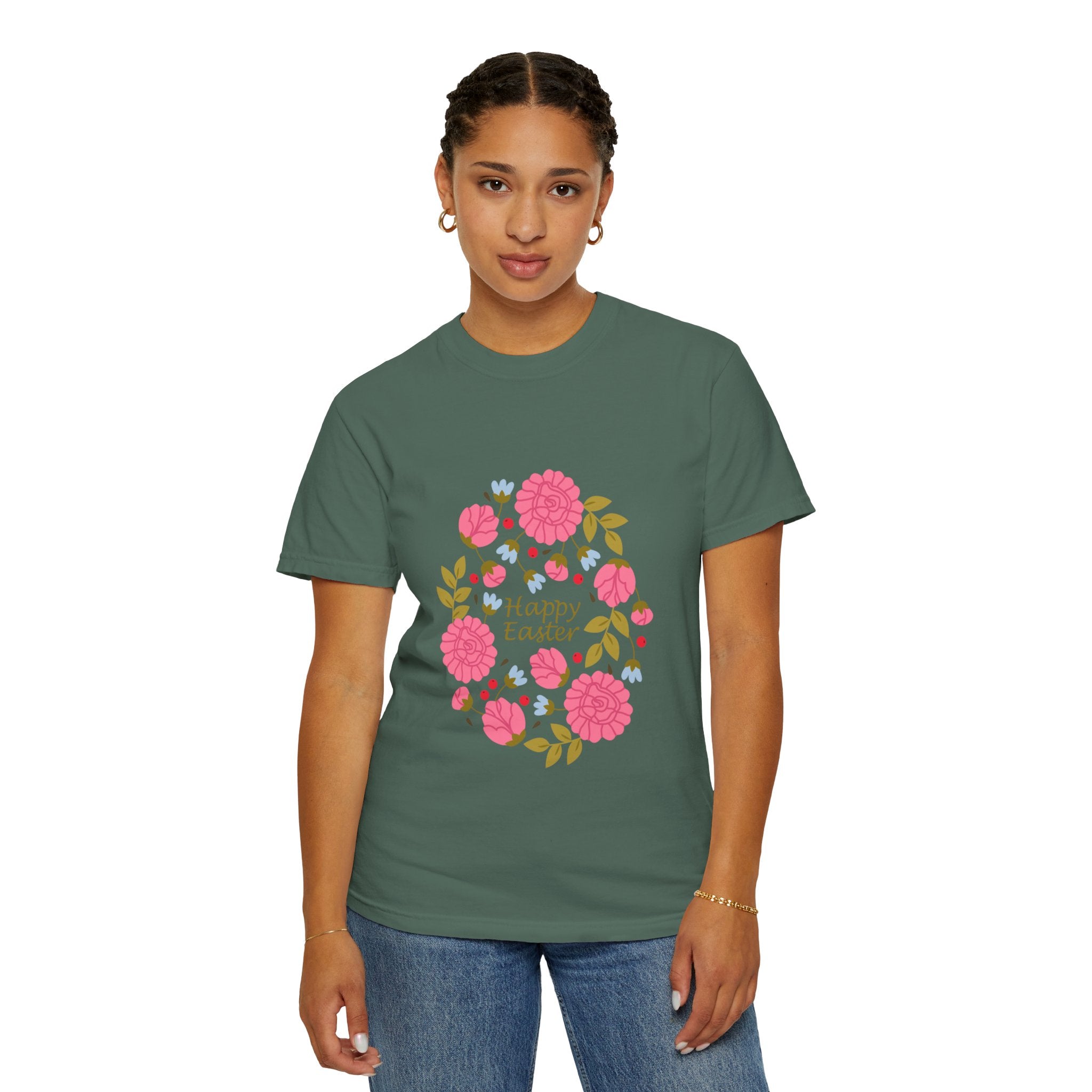 Happy Floral Easter Tee