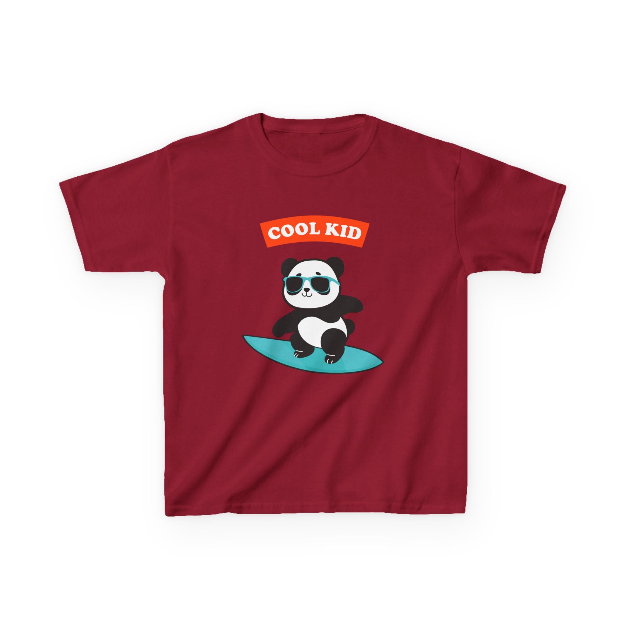 Cool Surfer Panda Kid Tee