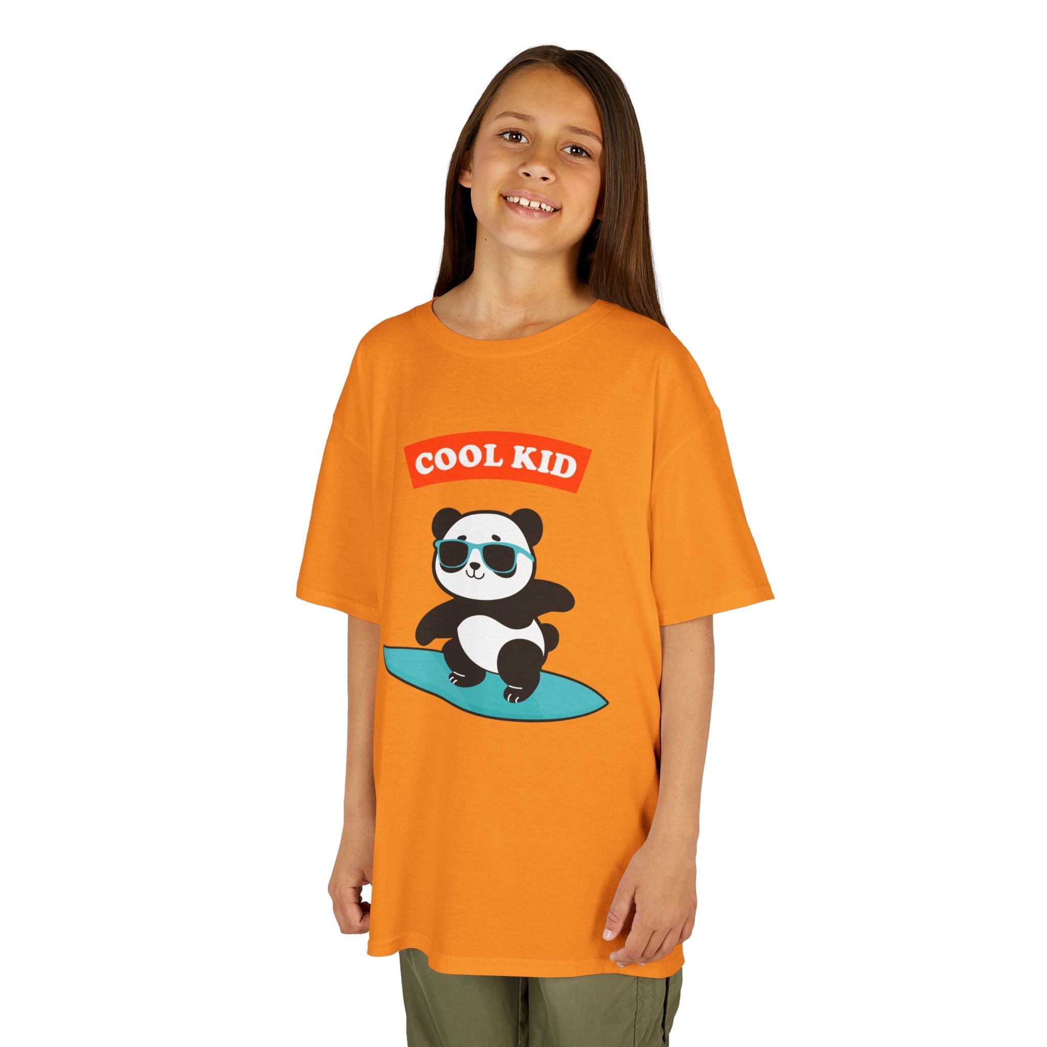 Cool Surfer Panda Kid Tee