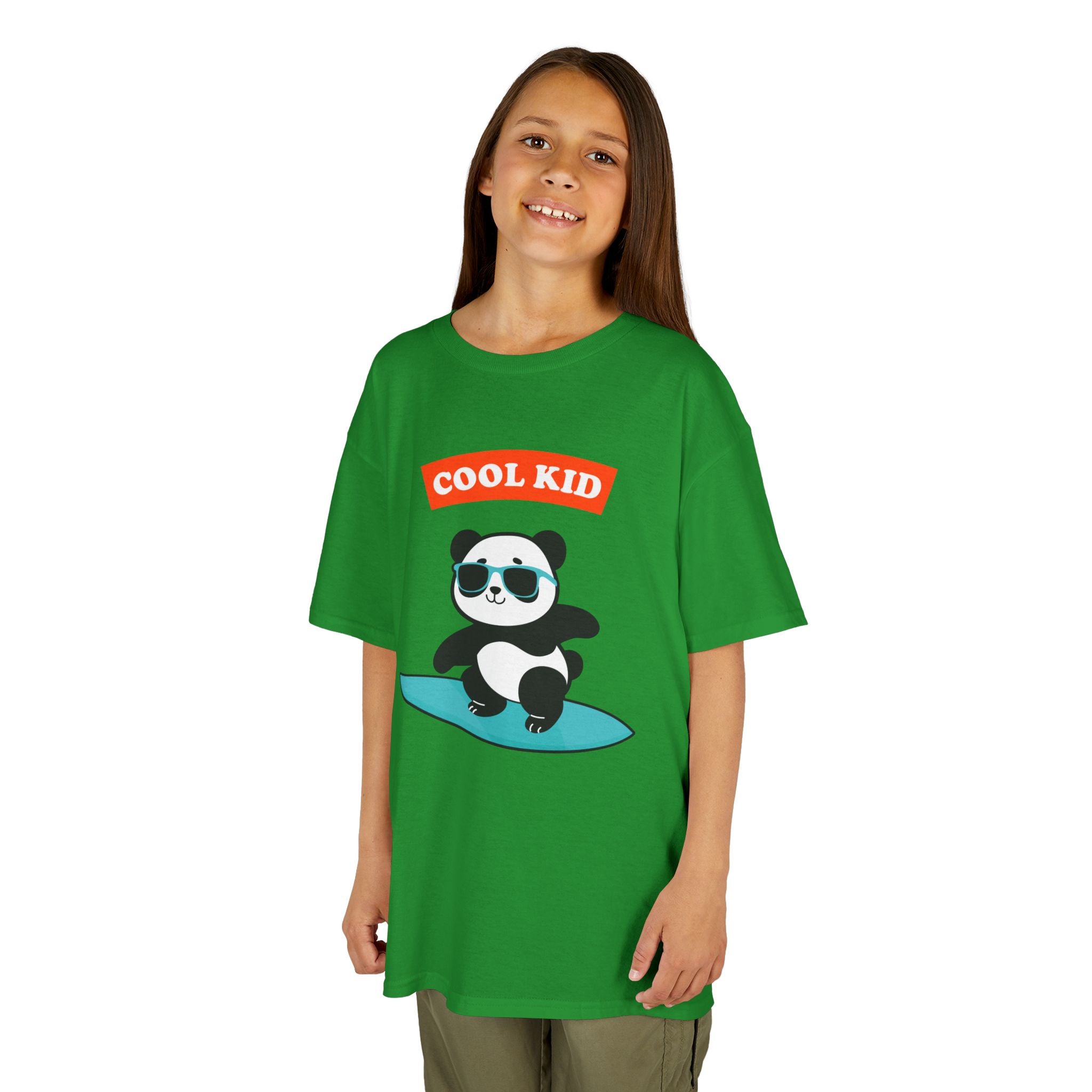 Cool Surfer Panda Kid Tee