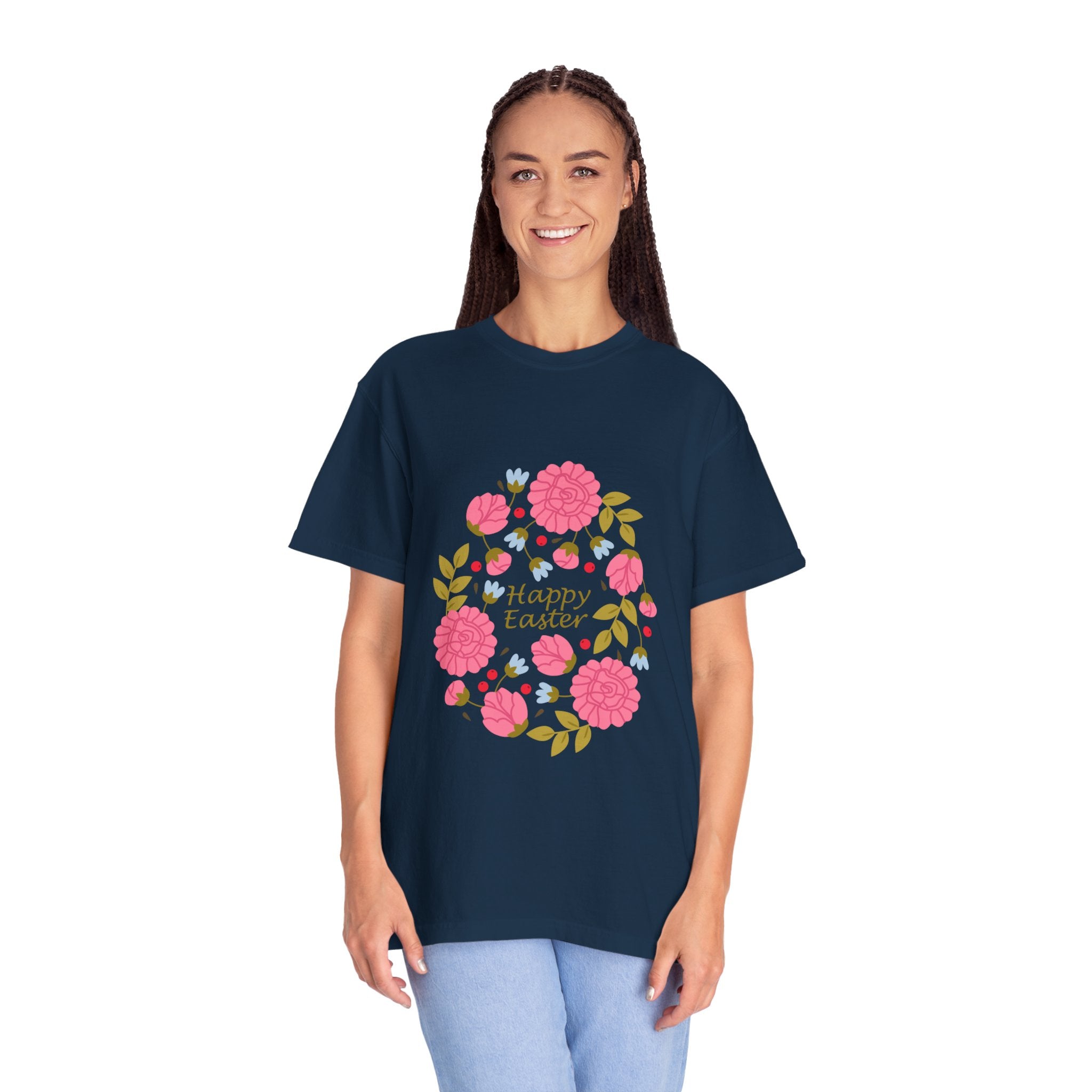Happy Floral Easter Tee