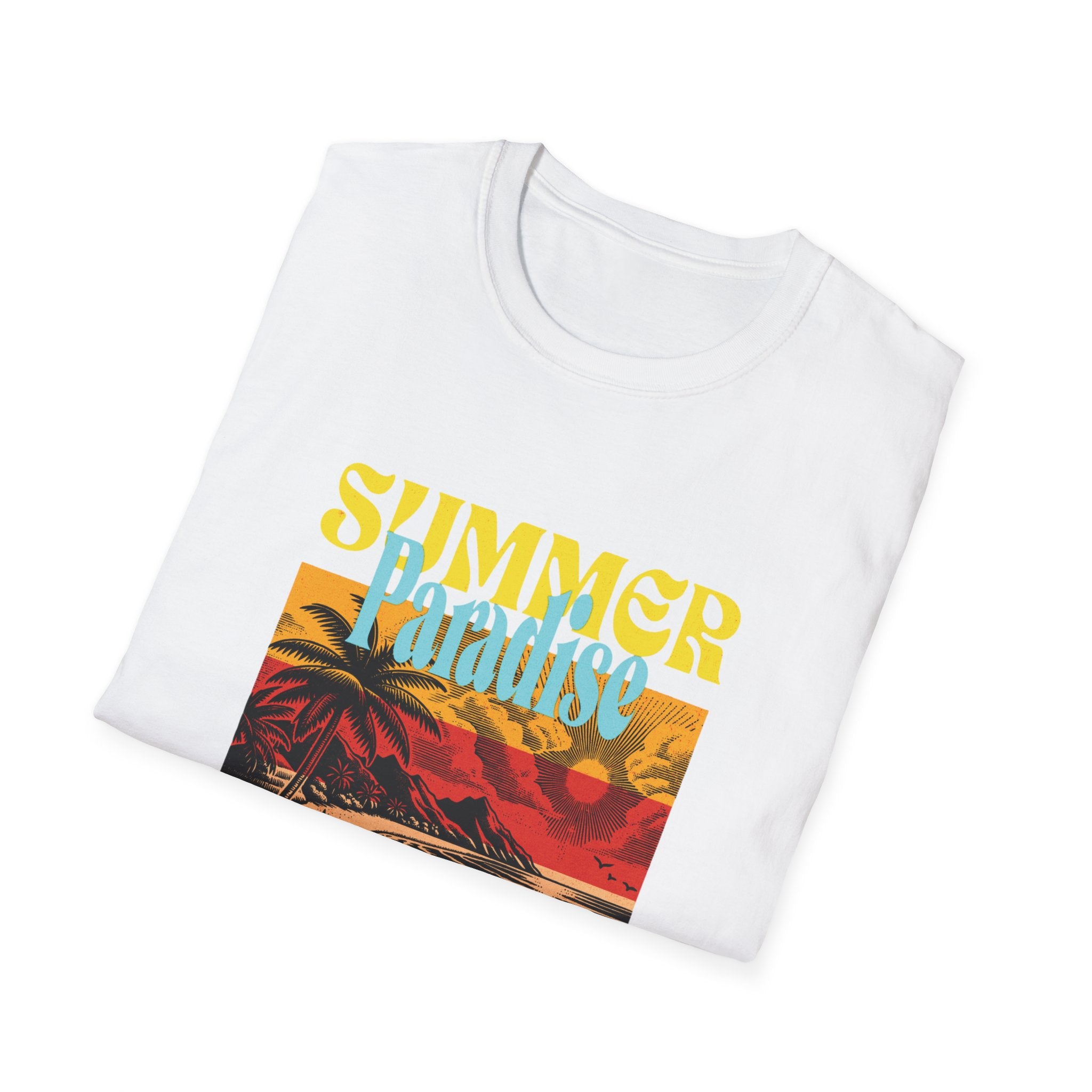 Retro Summer Beach Paradise Tee