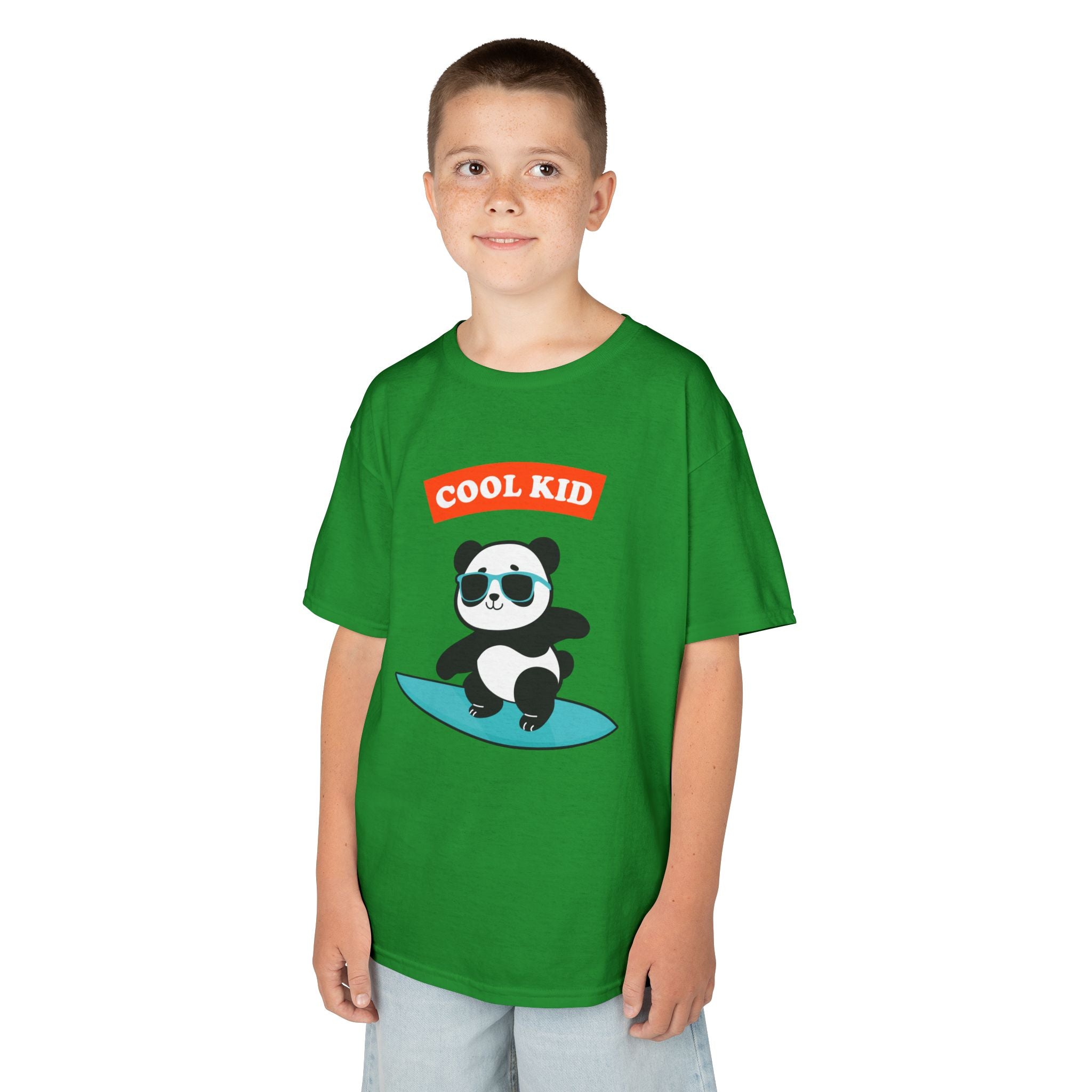 Cool Surfer Panda Kid Tee