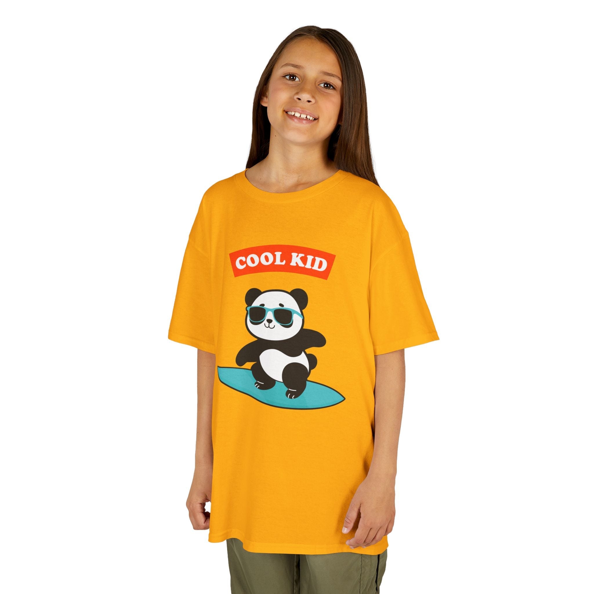Cool Surfer Panda Kid Tee