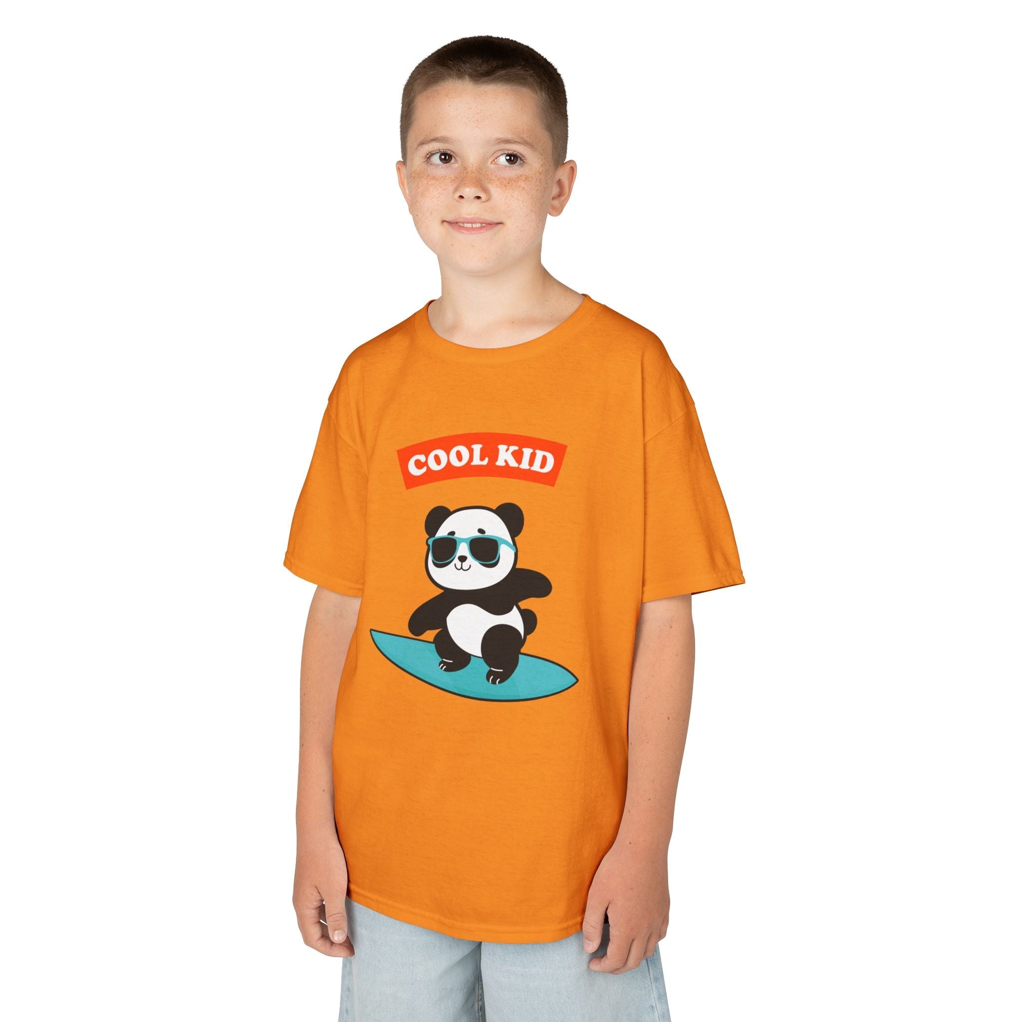 Cool Surfer Panda Kid Tee
