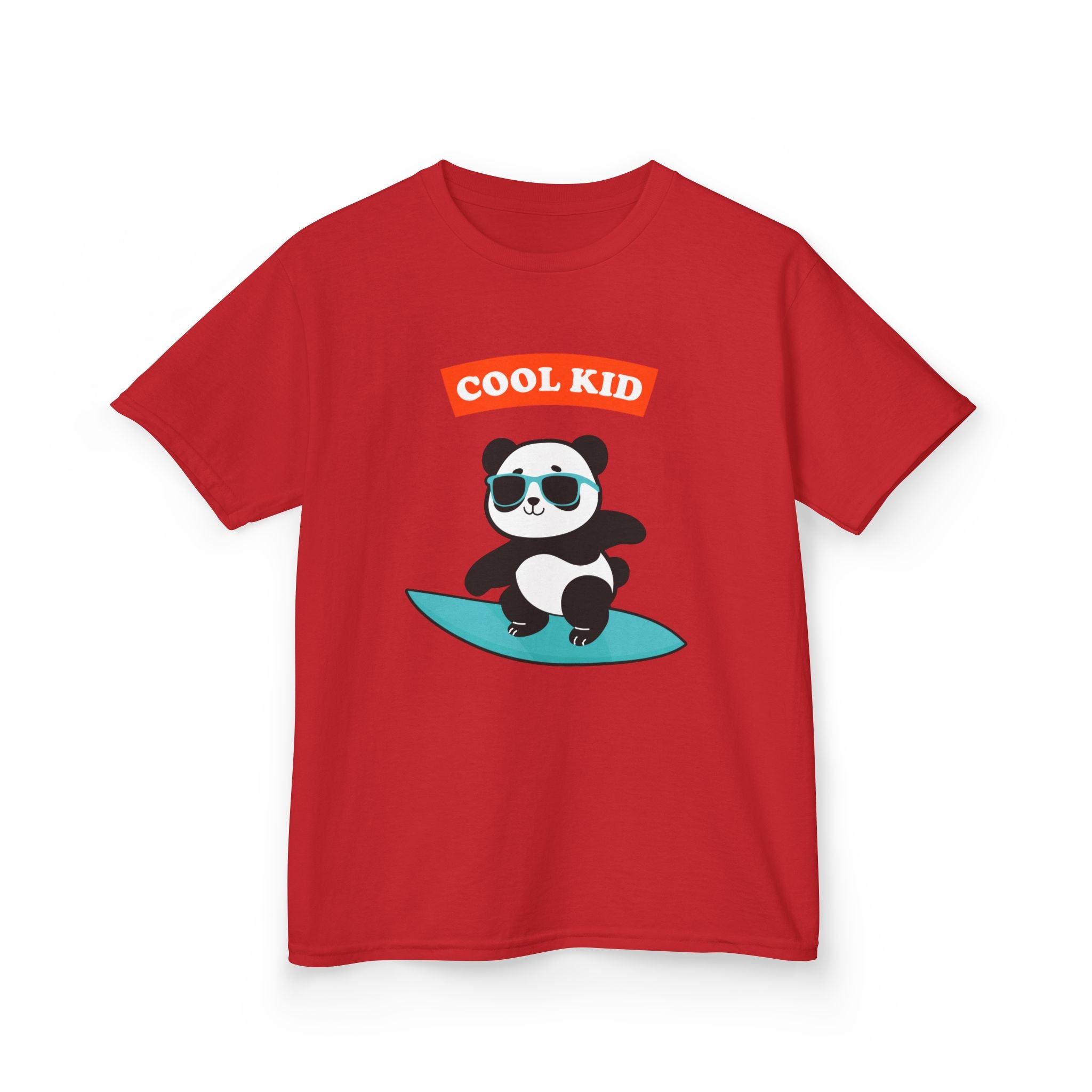 Cool Surfer Panda Kid Tee