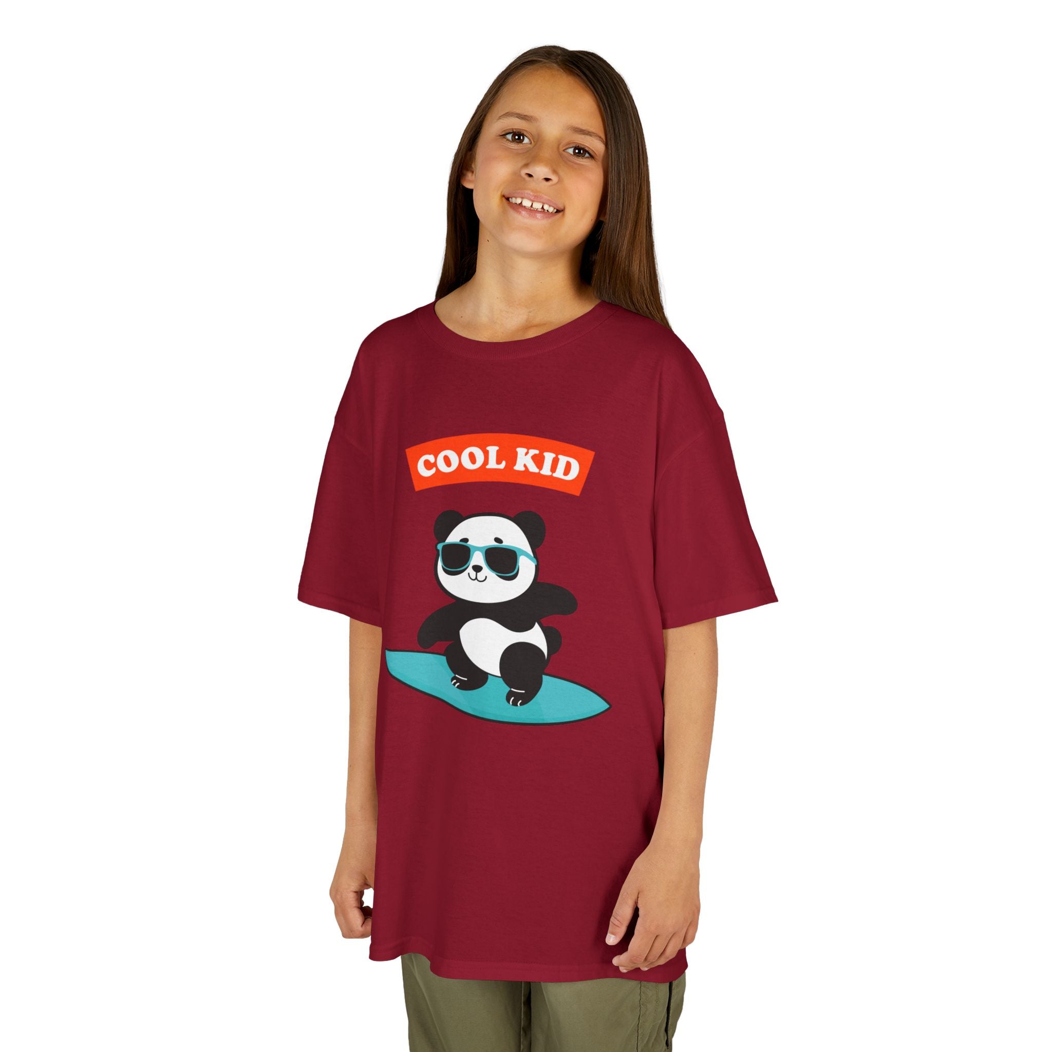 Cool Surfer Panda Kid Tee