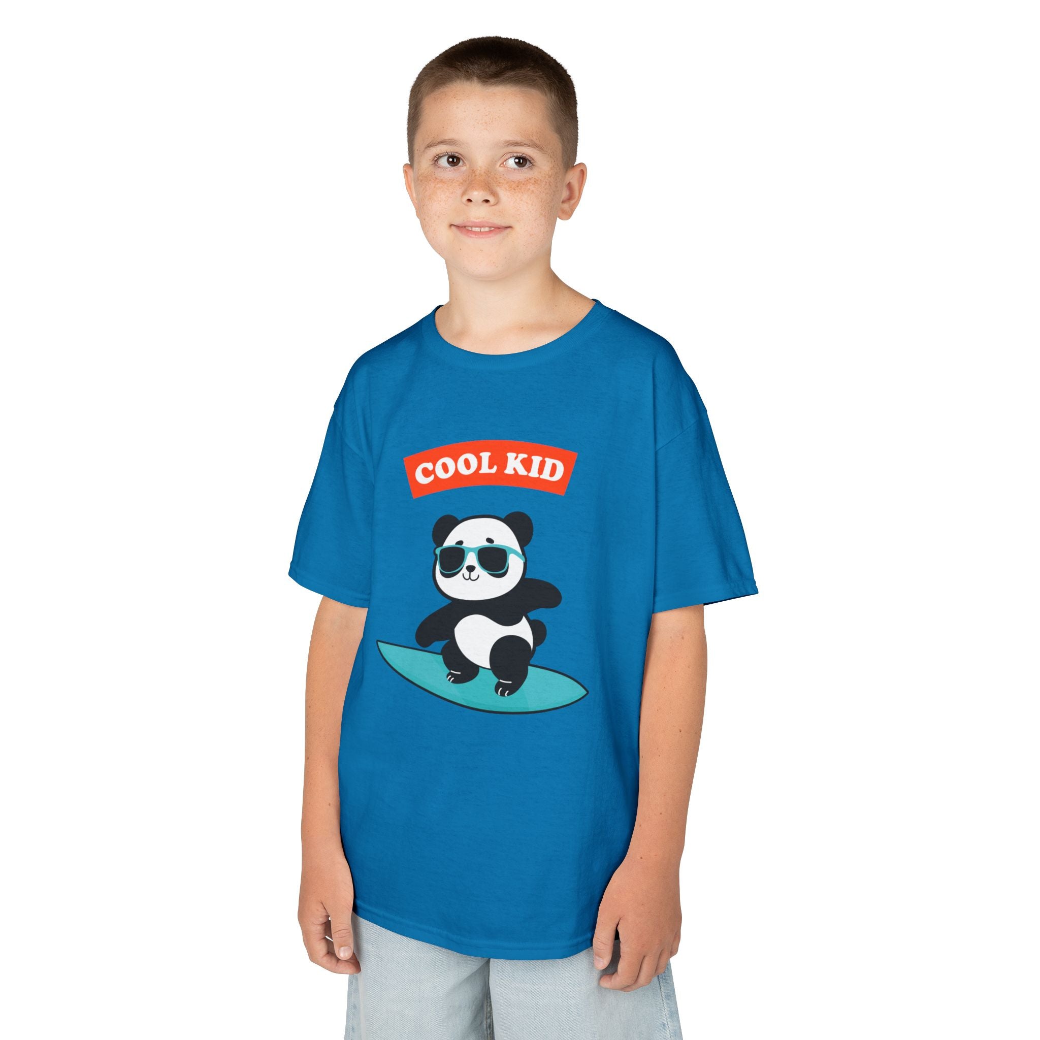 Cool Surfer Panda Kid Tee
