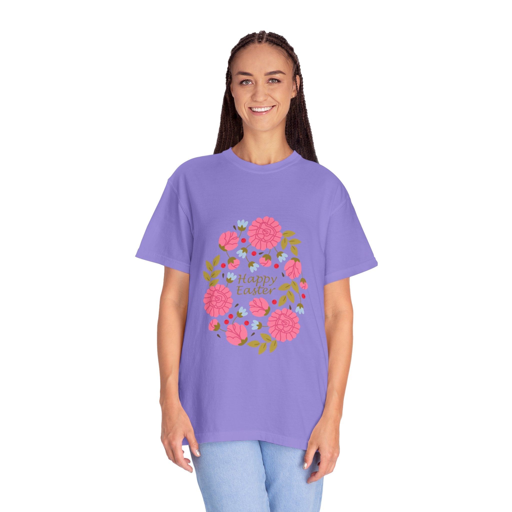 Happy Floral Easter Tee