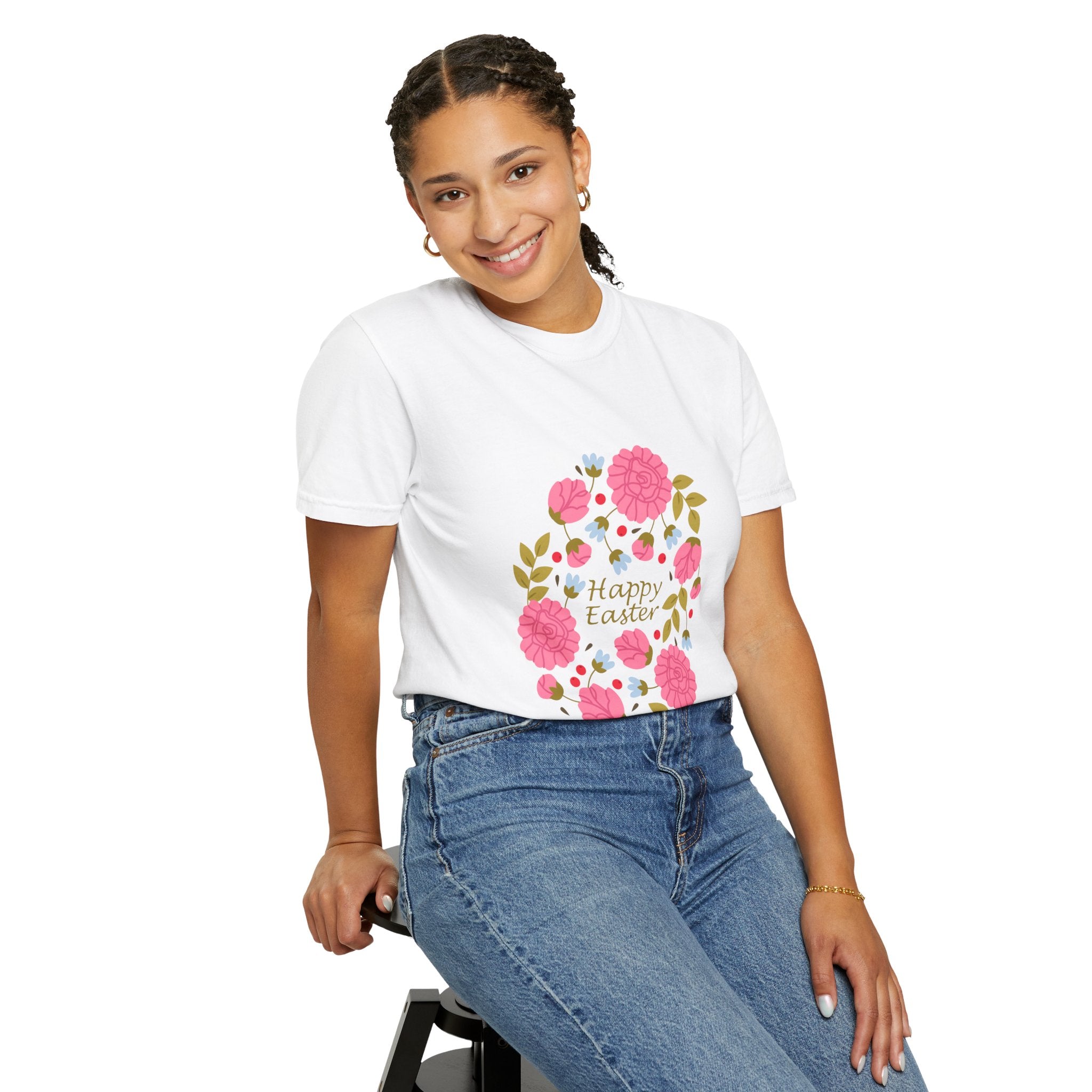 Happy Floral Easter Tee