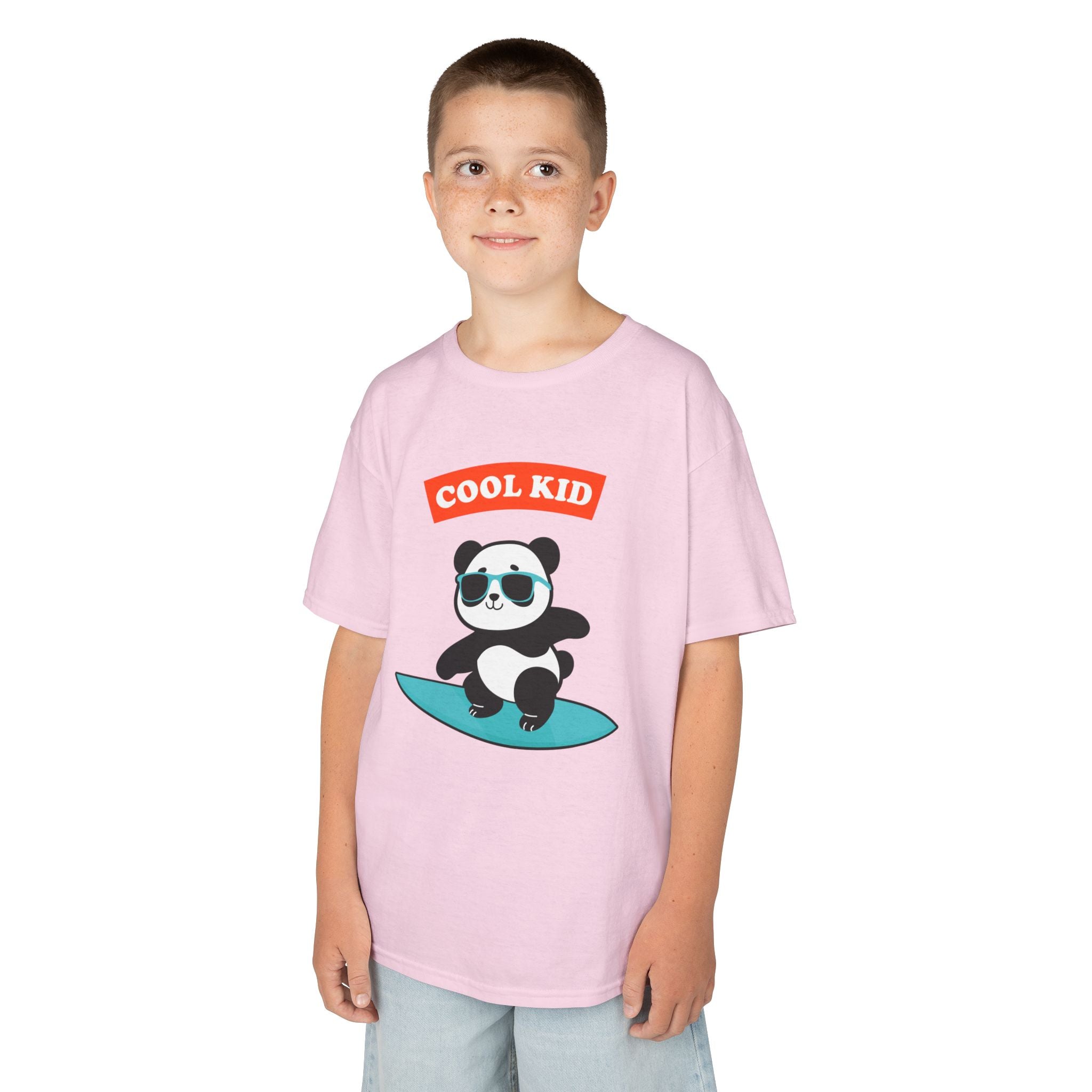 Cool Surfer Panda Kid Tee
