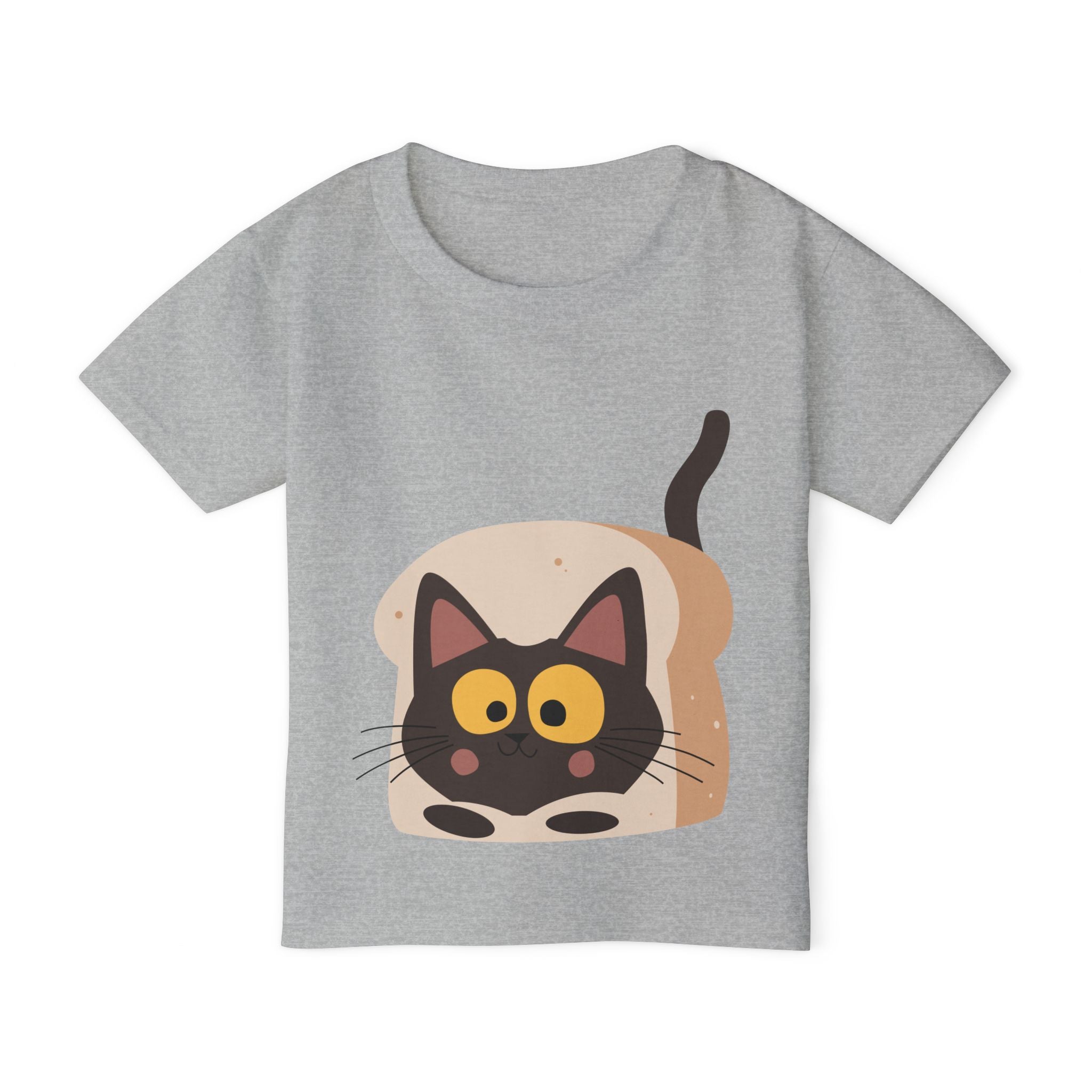 Black Cat in Bread Toddler T-Shirt