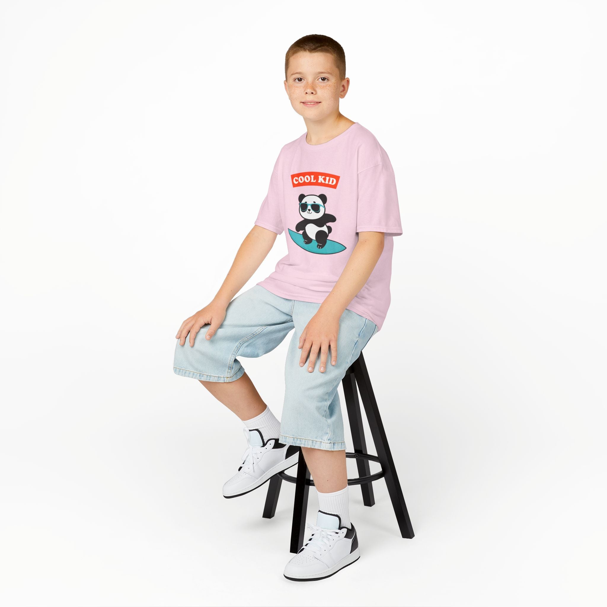 Cool Surfer Panda Kid Tee