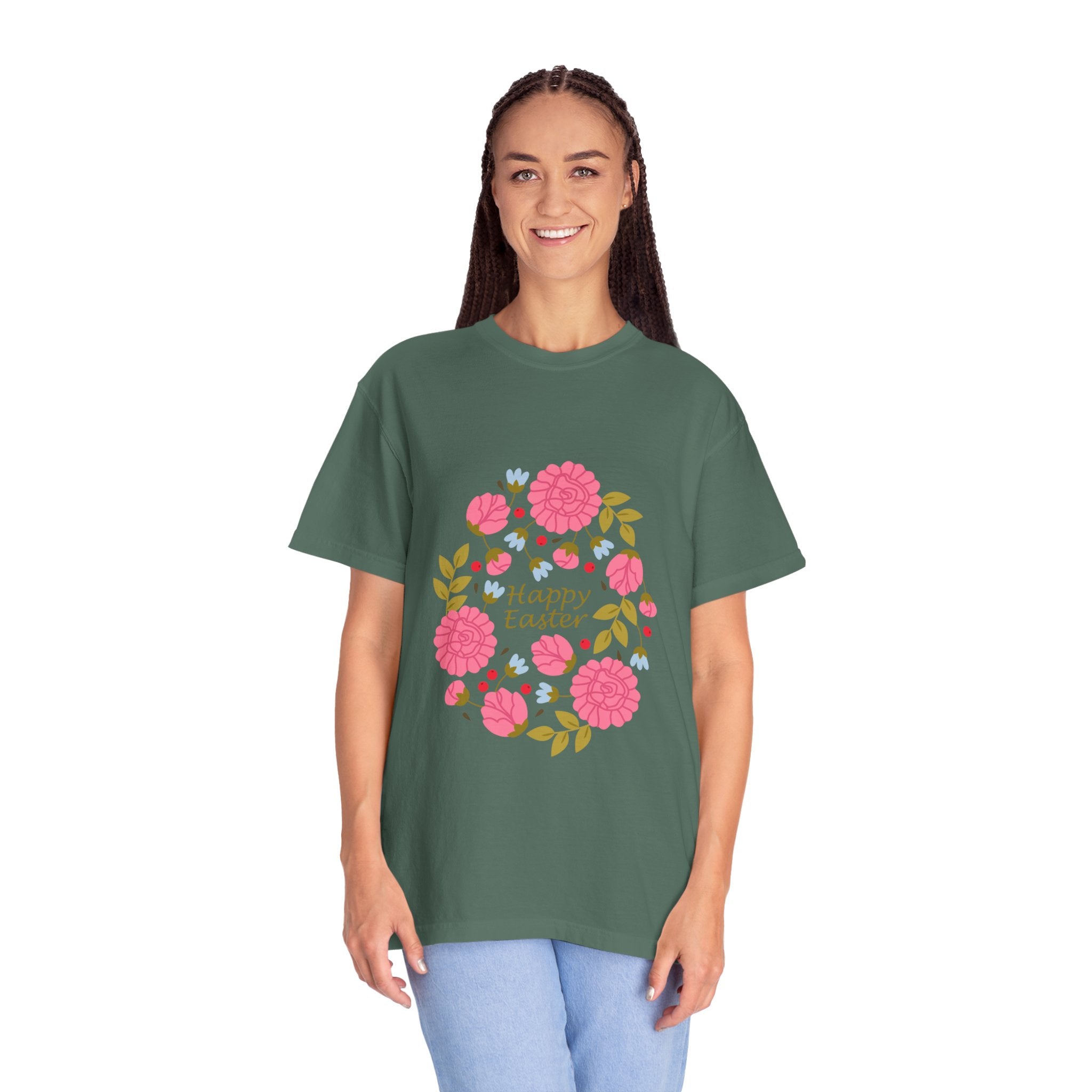 Happy Floral Easter Tee