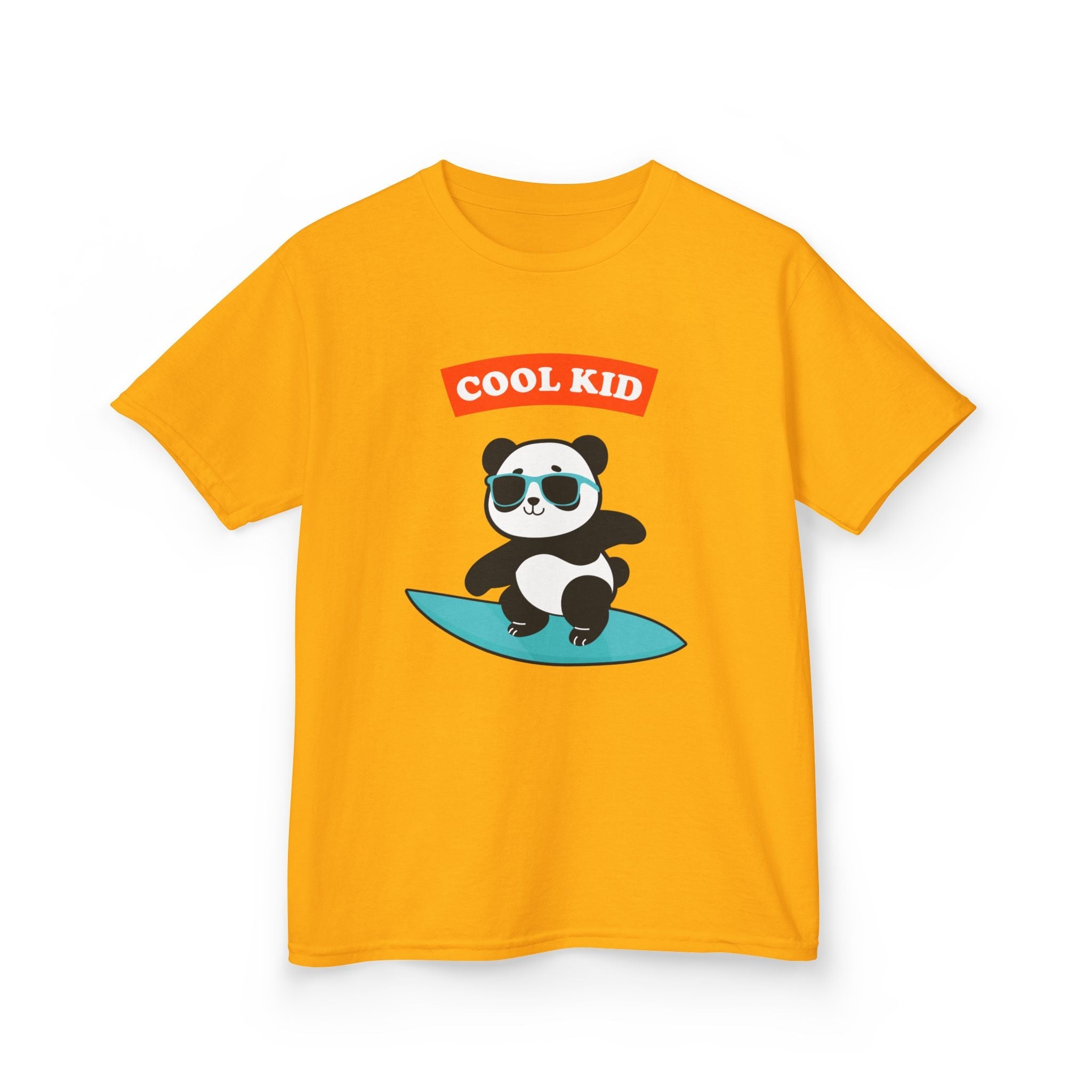 Cool Surfer Panda Kid Tee