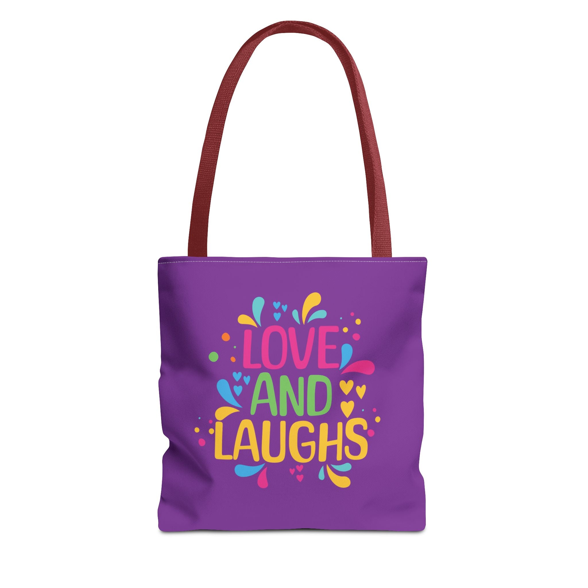 Love And Laughs Purple Tote Bag