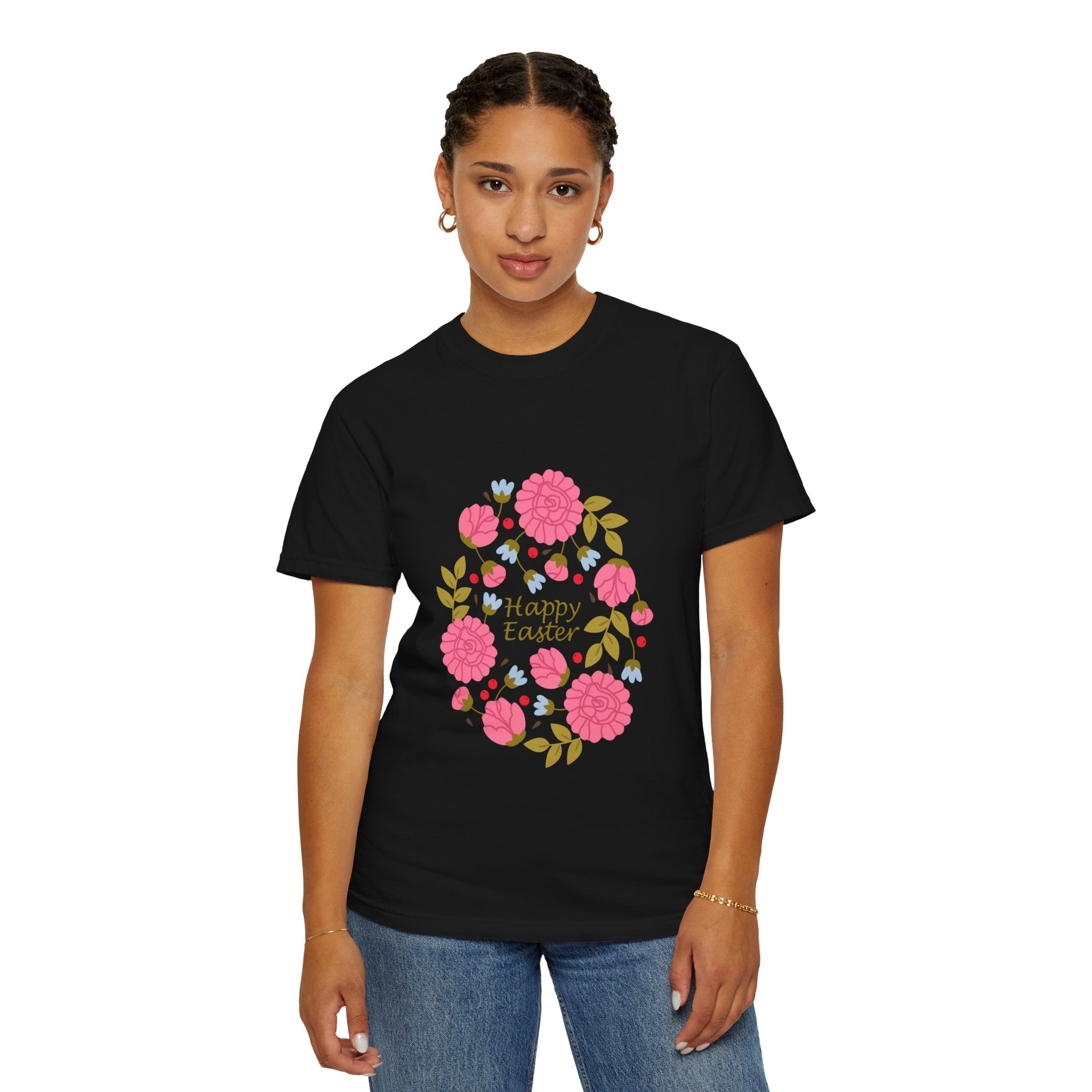 Happy Floral Easter Tee