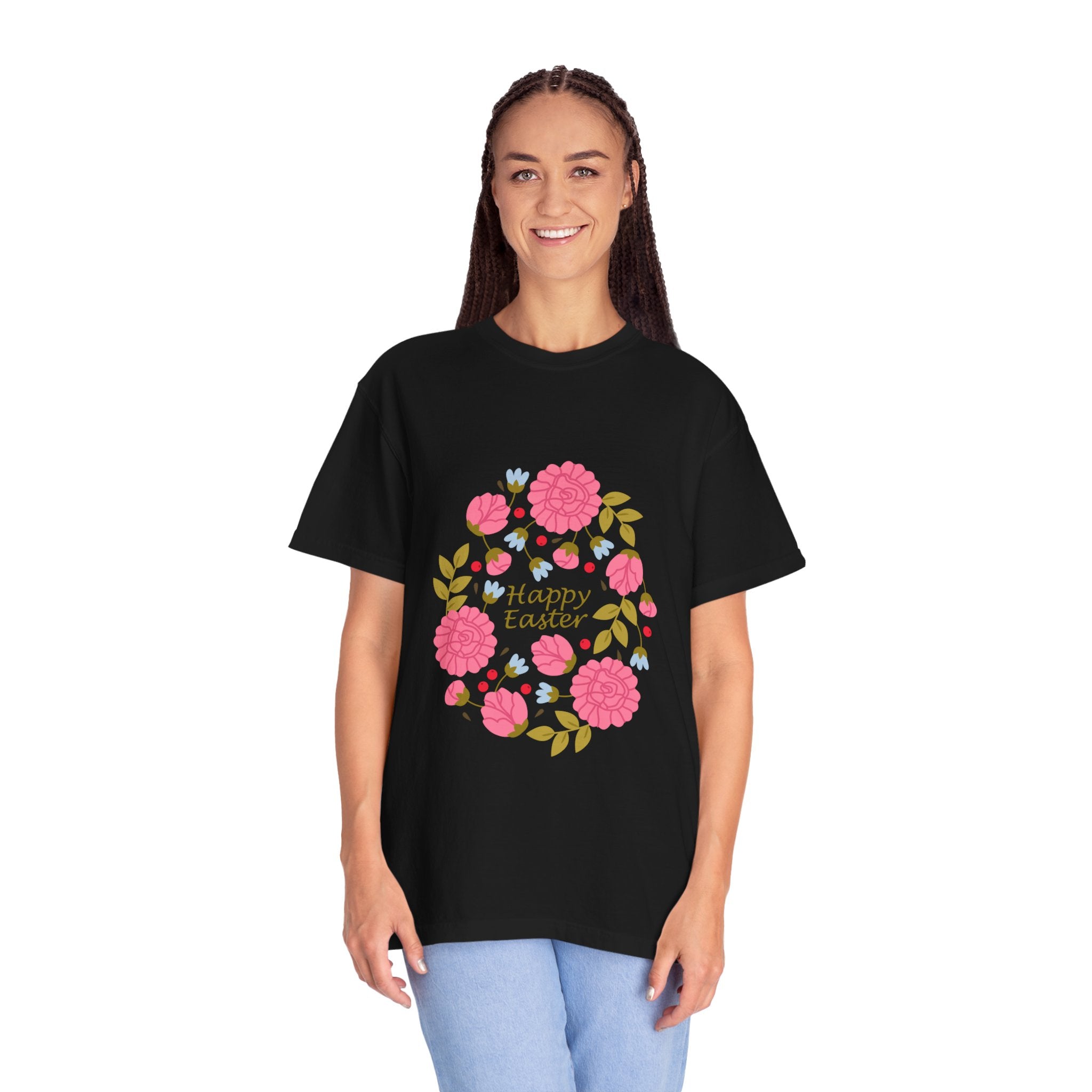 Happy Floral Easter Tee