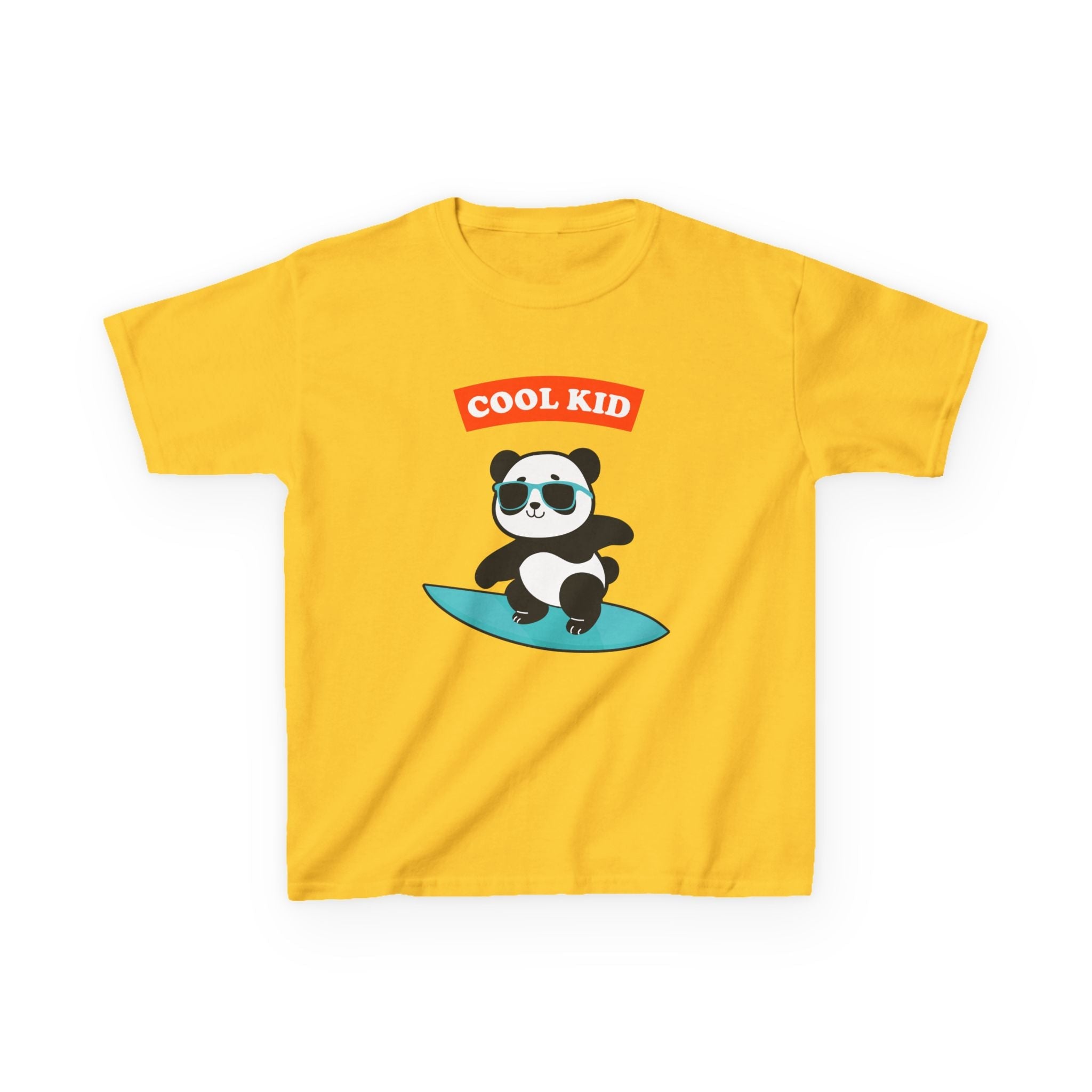 Cool Surfer Panda Kid Tee
