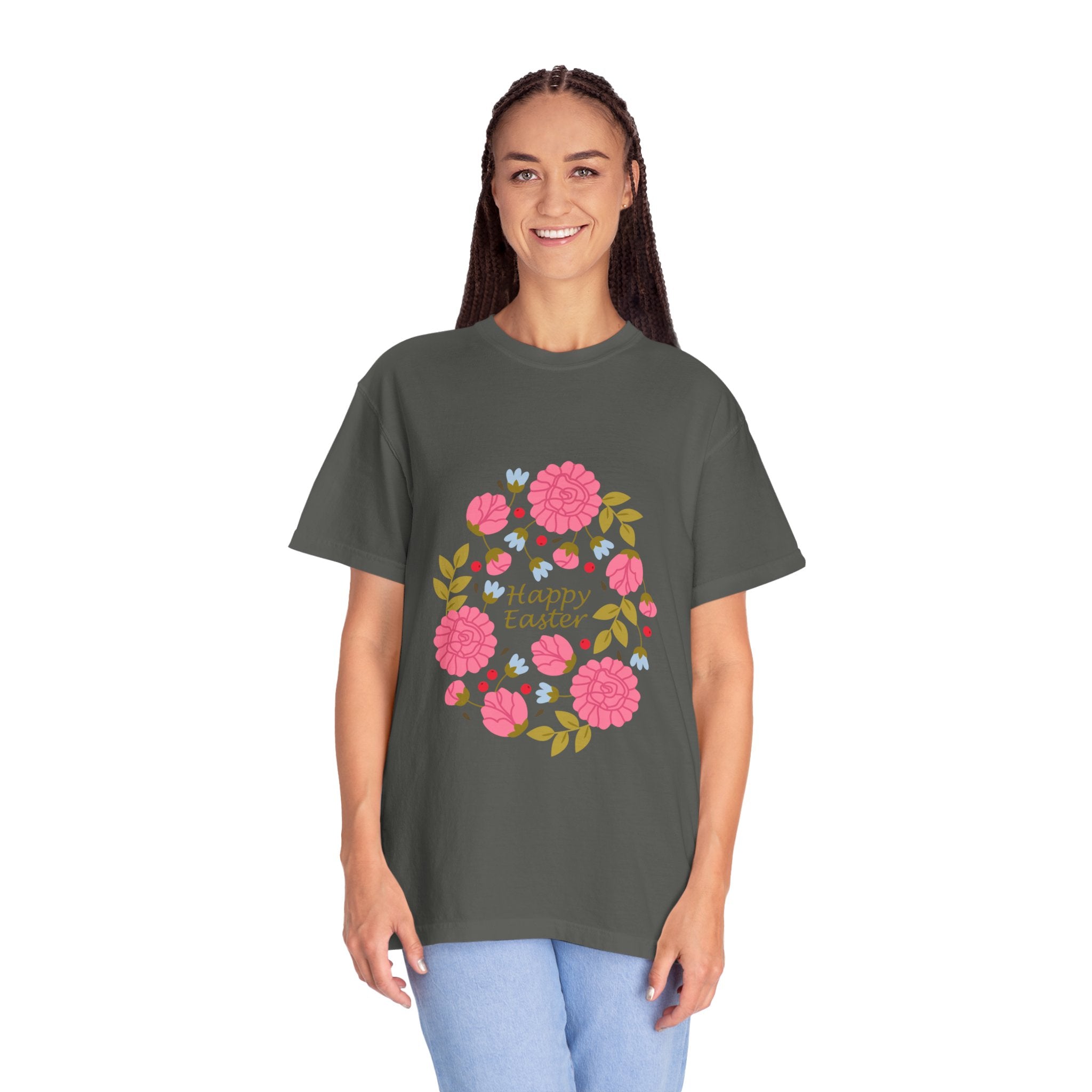 Happy Floral Easter Tee