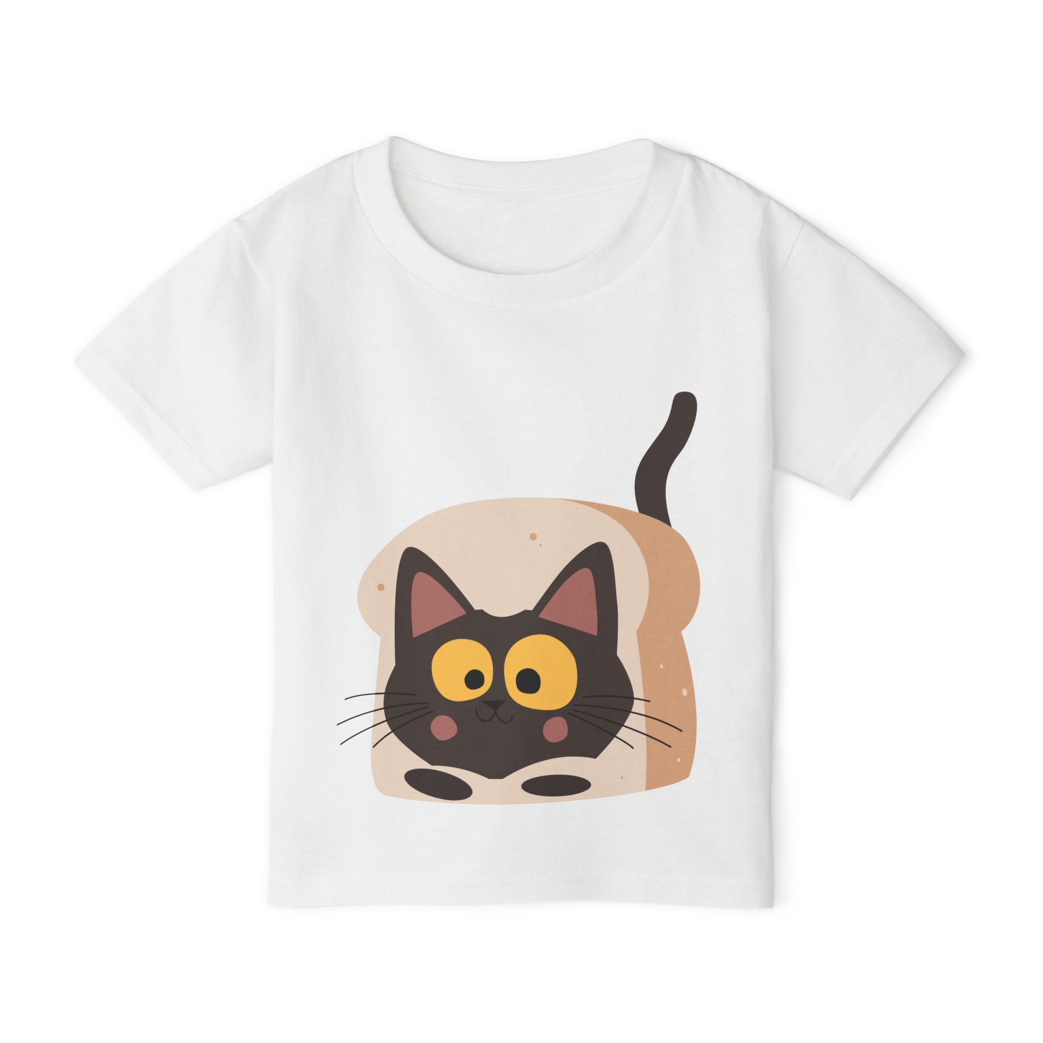 Black Cat in Bread Toddler T-Shirt