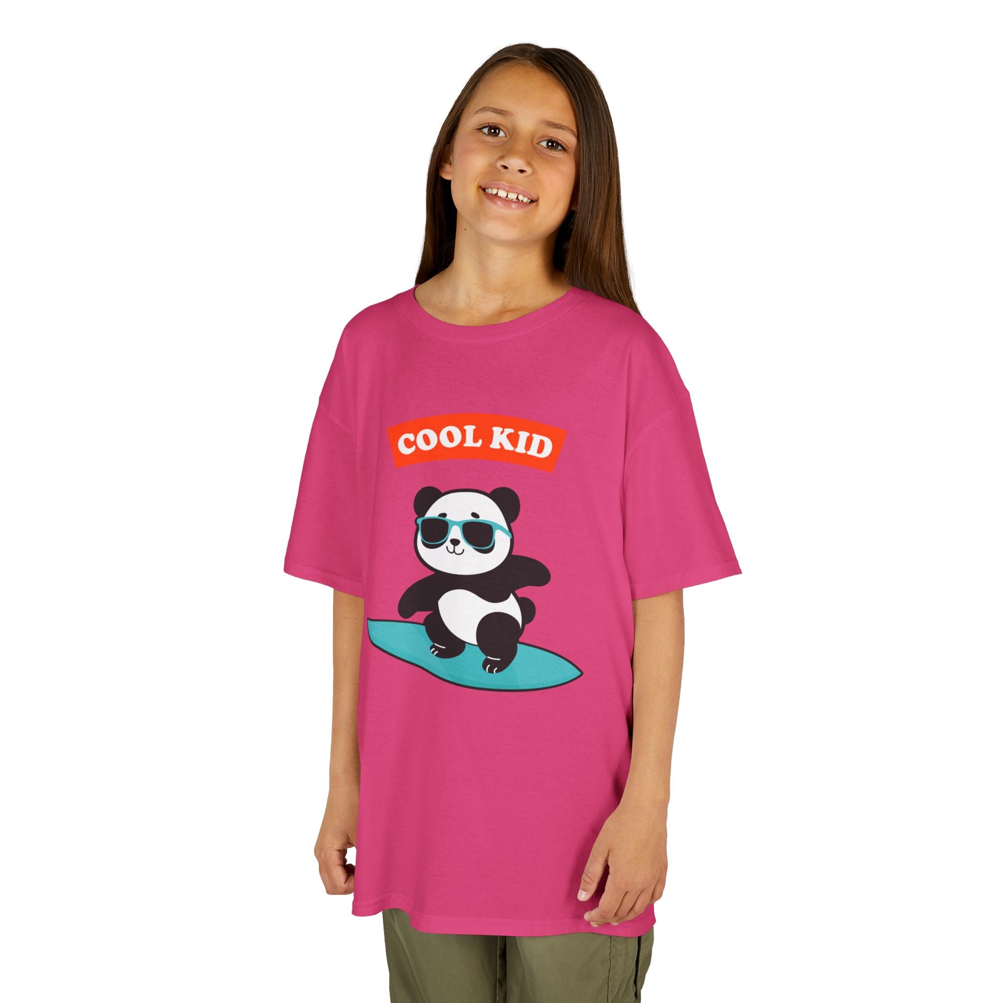 Cool Surfer Panda Kid Tee
