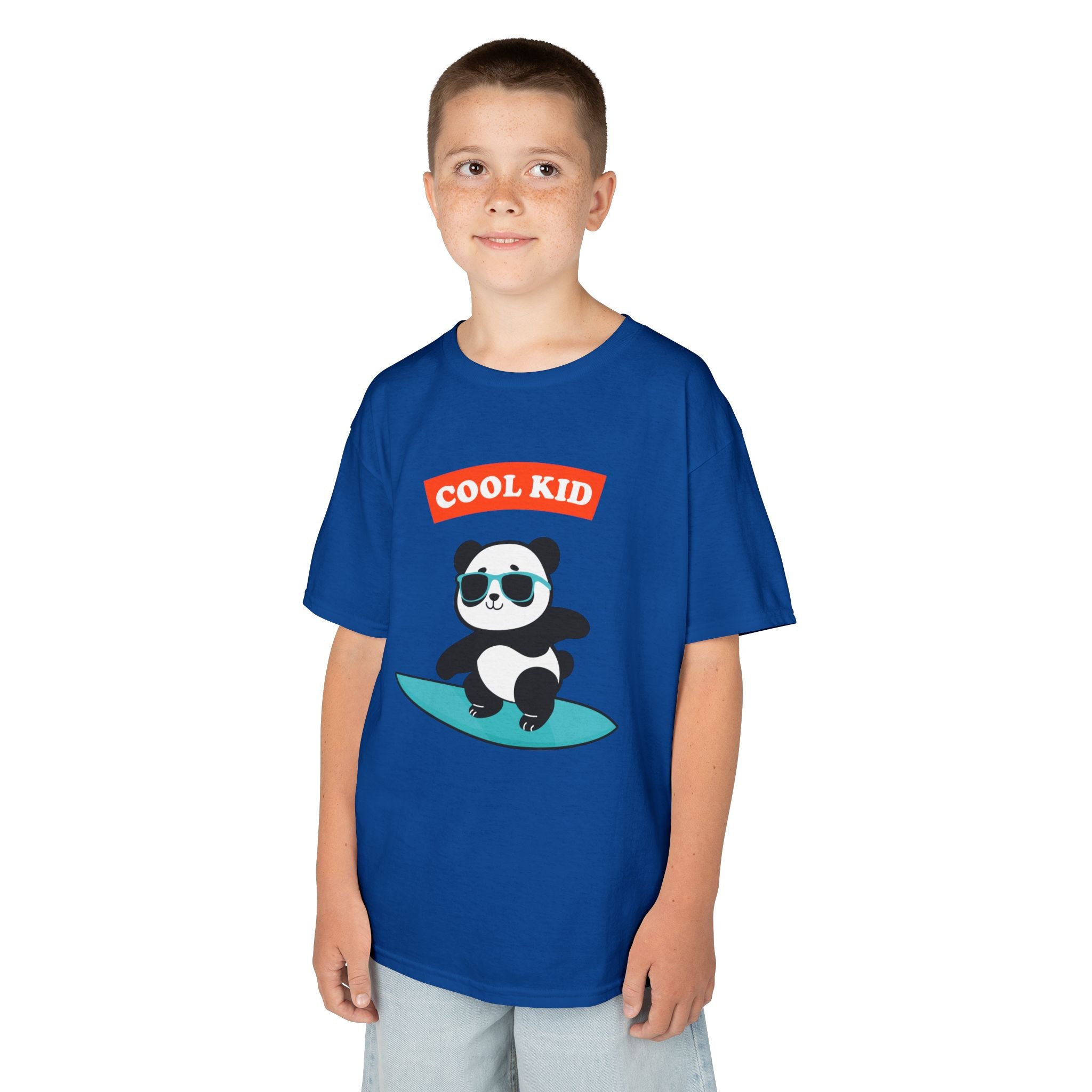 Cool Surfer Panda Kid Tee