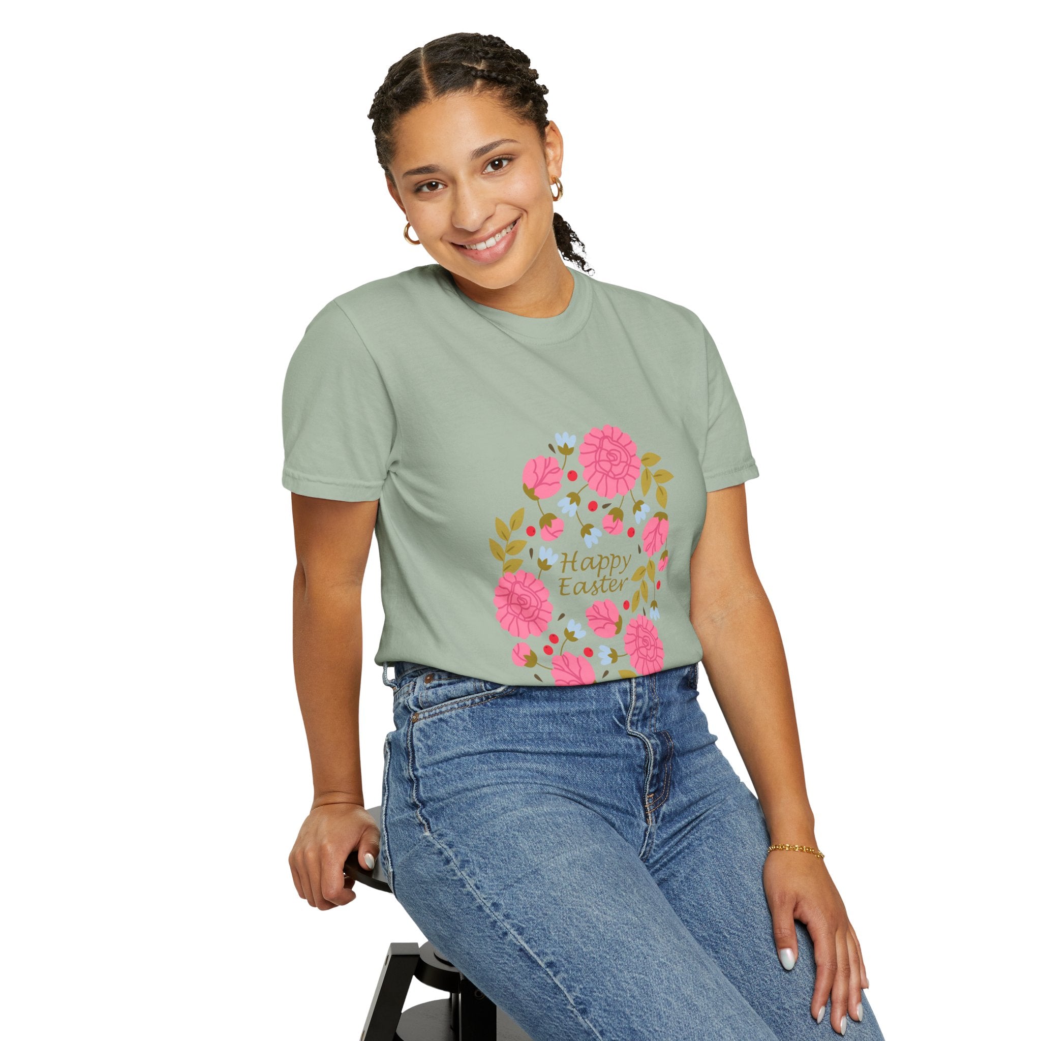 Happy Floral Easter Tee