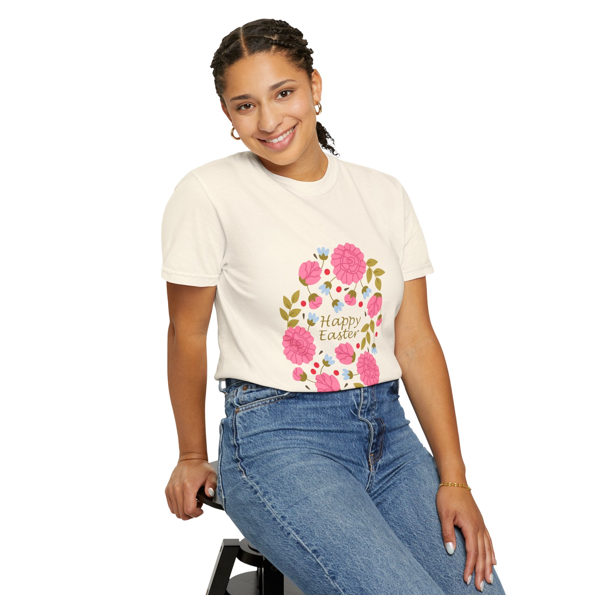 Happy Floral Easter Tee