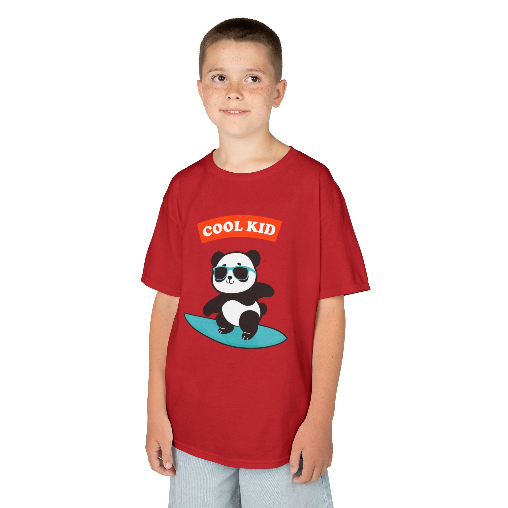 Cool Surfer Panda Kid Tee