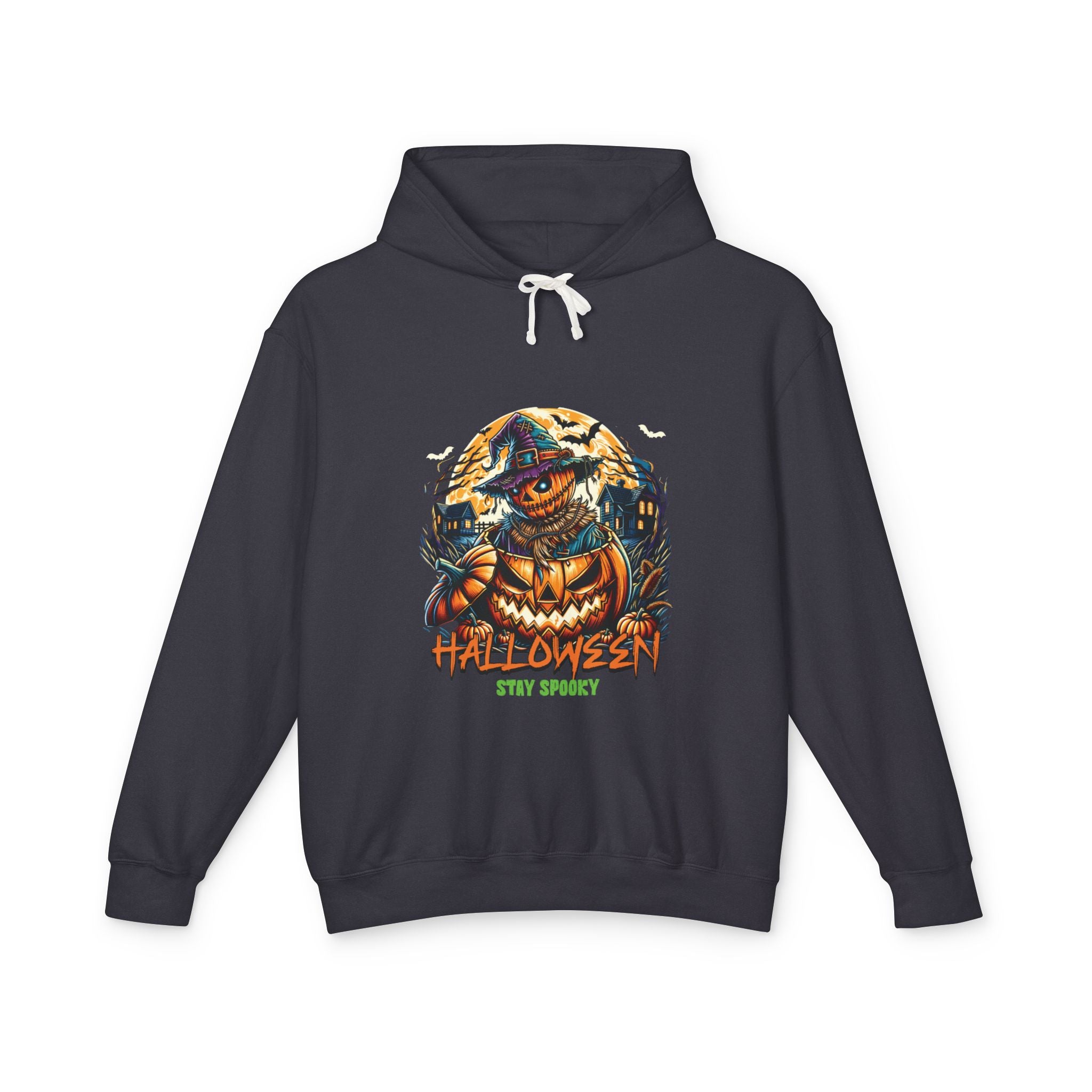 Spooky Halloween Pumpkin Witch Hoodie