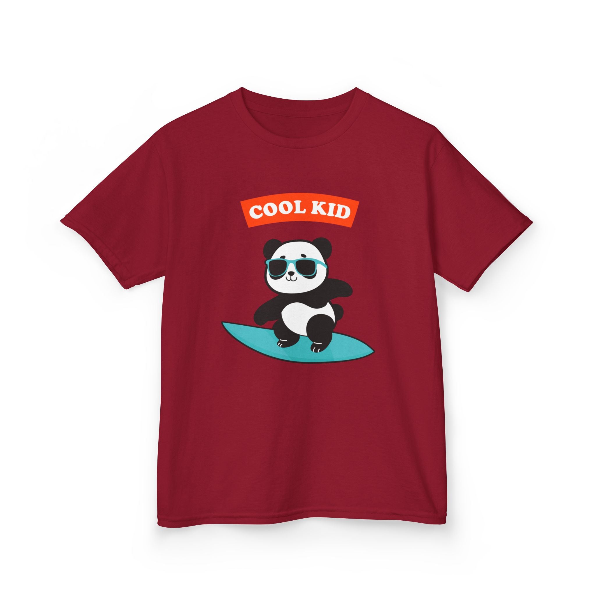 Cool Surfer Panda Kid Tee