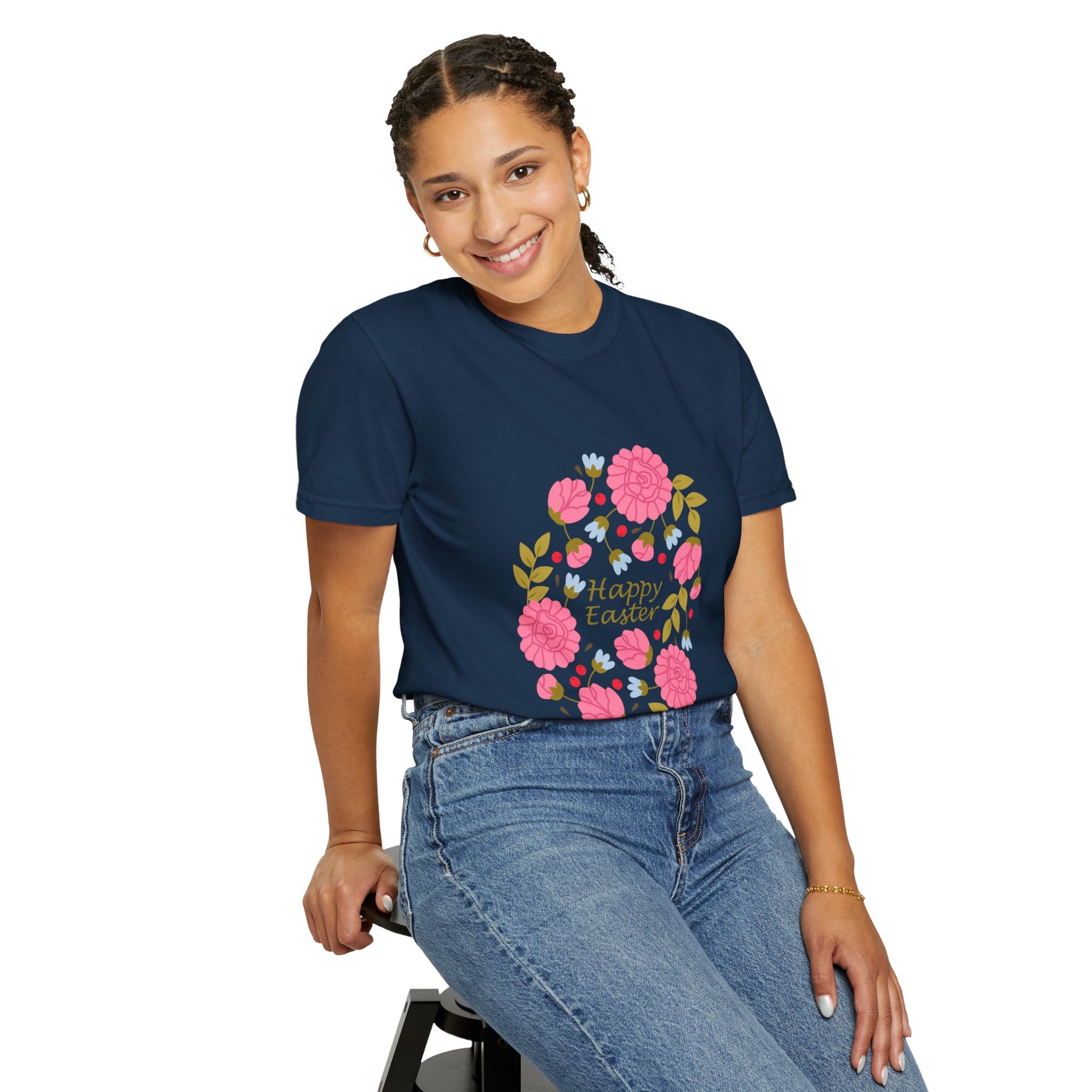 Happy Floral Easter Tee