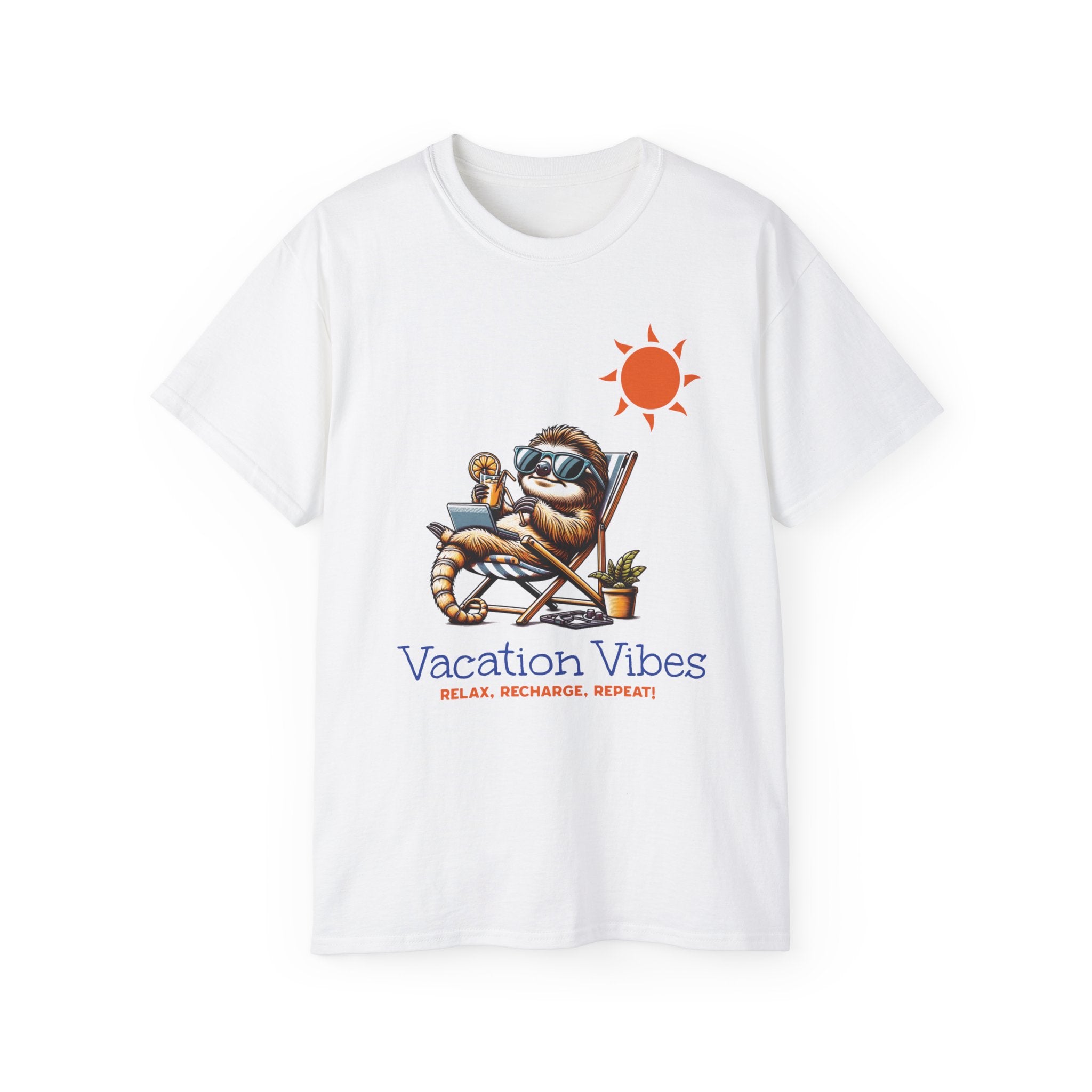 Vacation Vibes Summer Tee — Retro Beach Graphic T-Shirt
